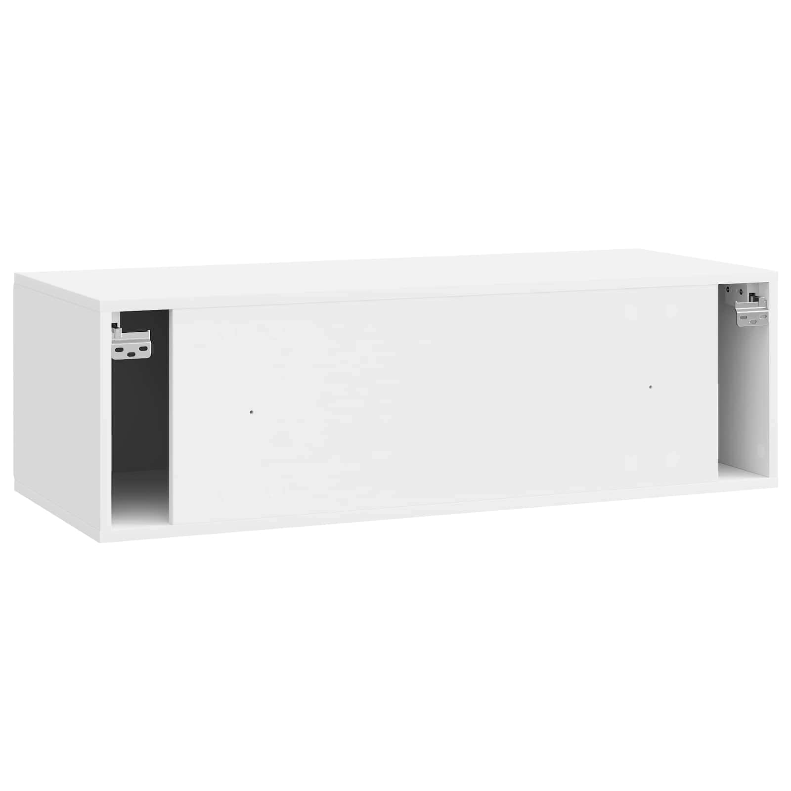 Meuble TV mural Montage mural Blanc brillant 98 x 41 x 30 cm - XIOS