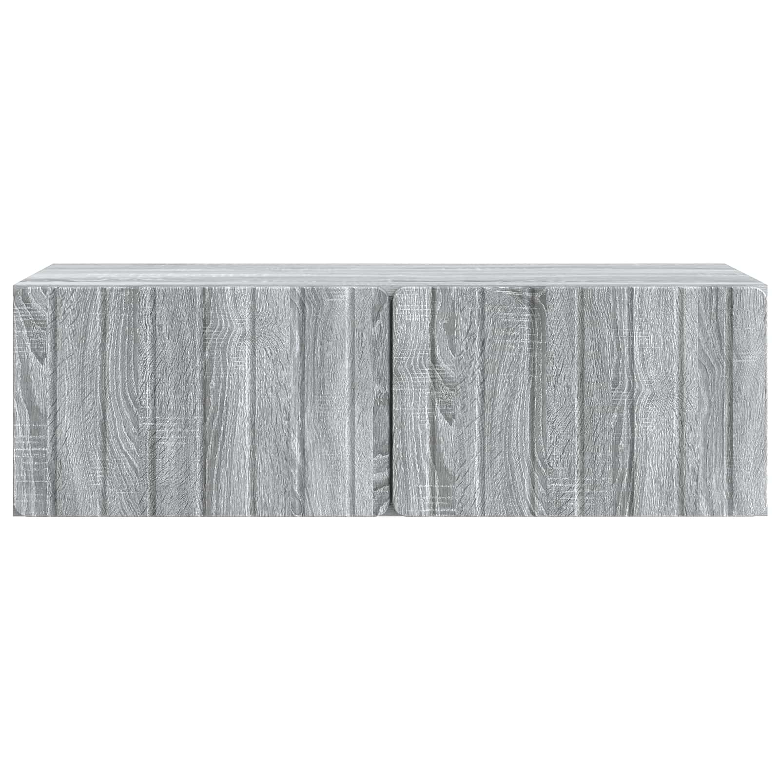 Meuble TV mural Sonoma gris 98 x 41 x 30 cm Bois d'ingénierie - XIOS
