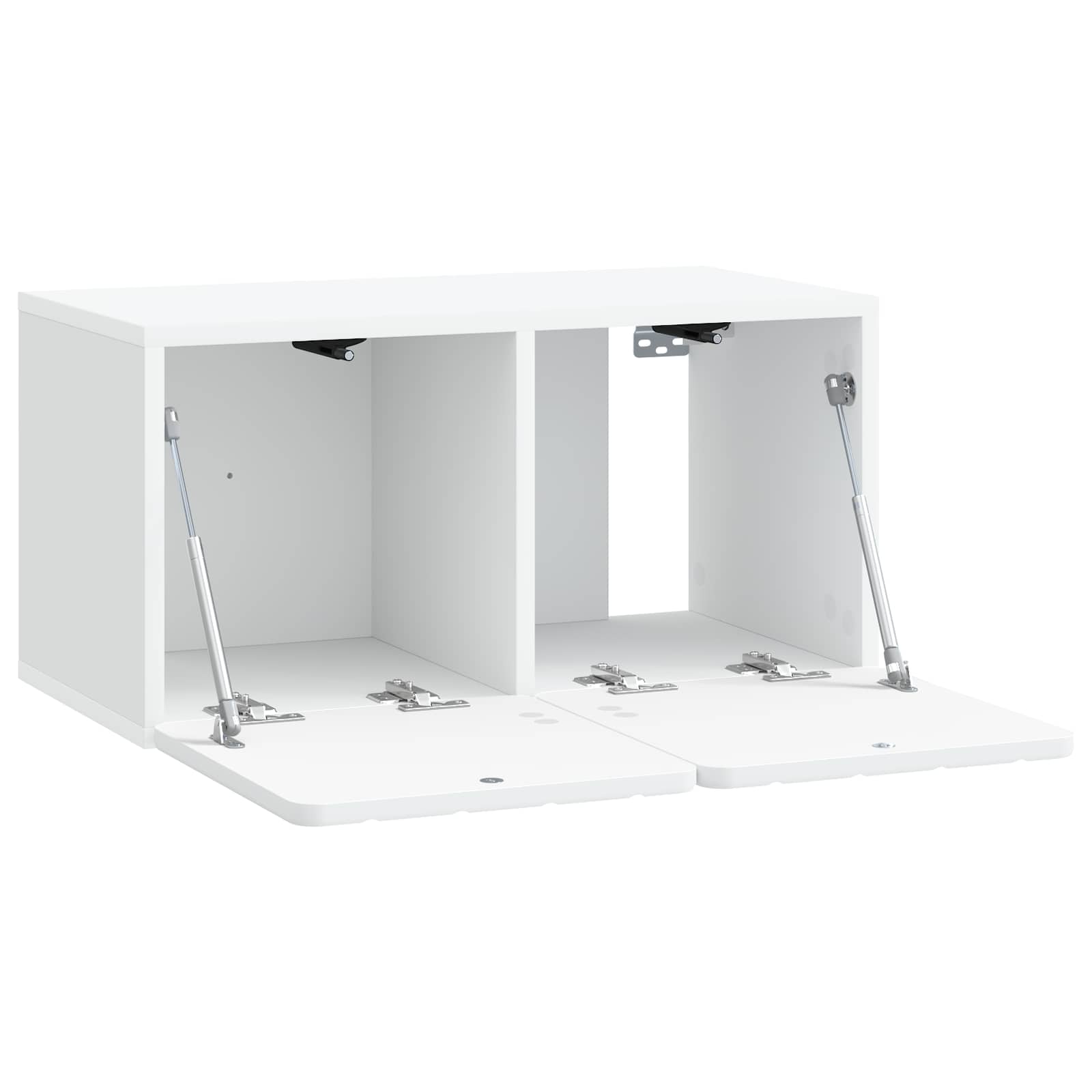 Meuble TV mural 59,5 x 31 x 30 cm Blanc Bois d'ingénierie - XIOS