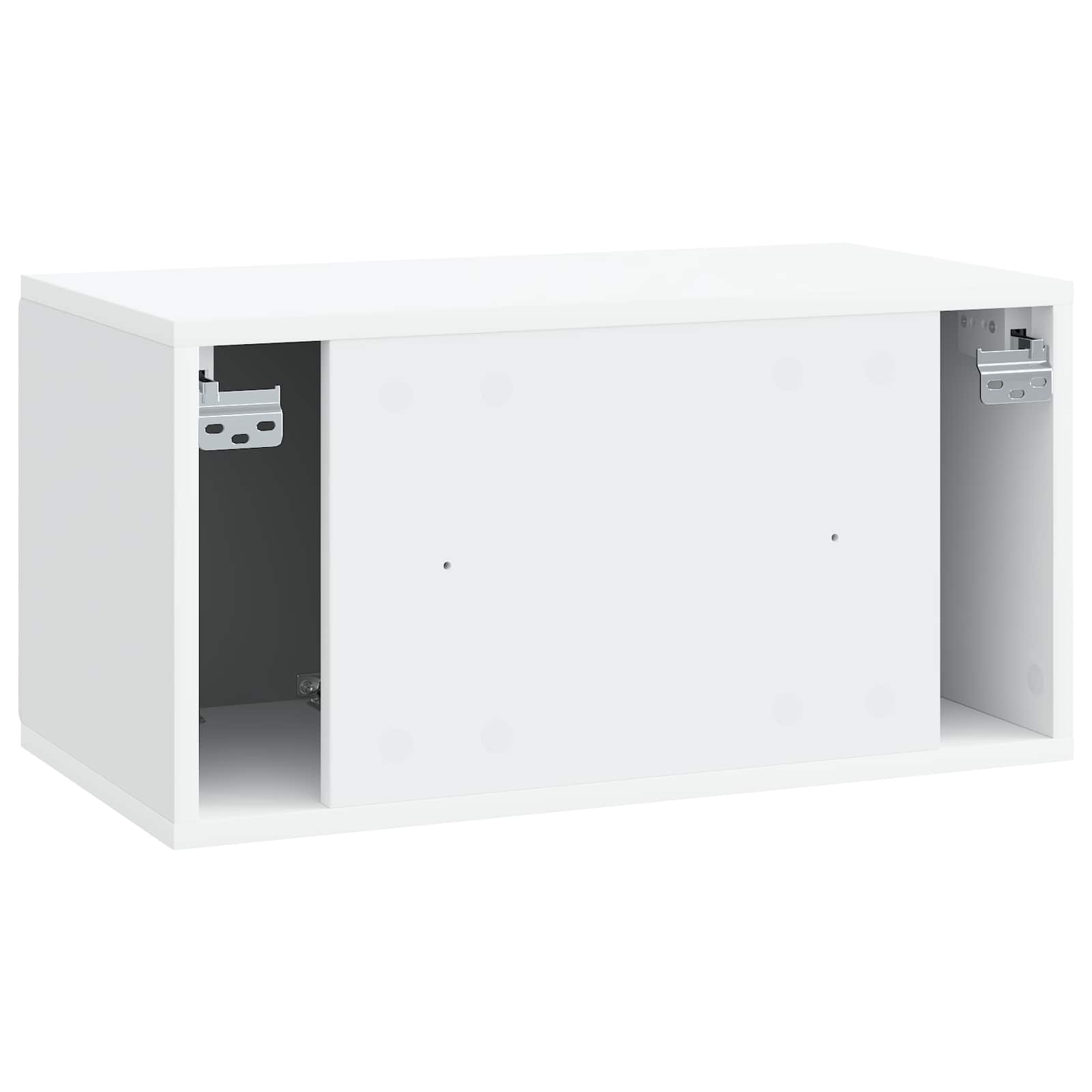 Meuble TV mural 59,5 x 31 x 30 cm Blanc Bois d'ingénierie - XIOS