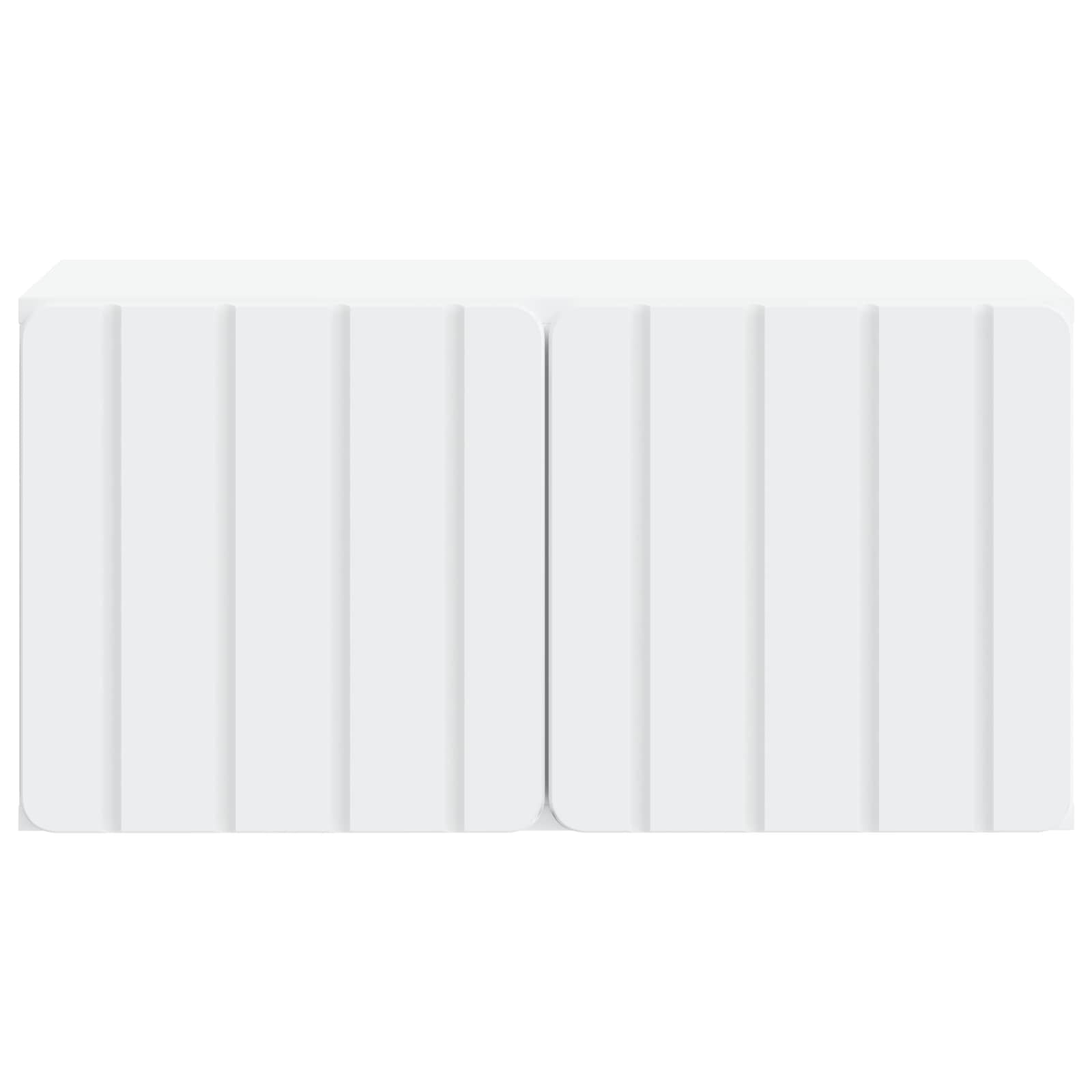 Meuble TV mural 59,5 x 31 x 30 cm Blanc Bois d'ingénierie - XIOS