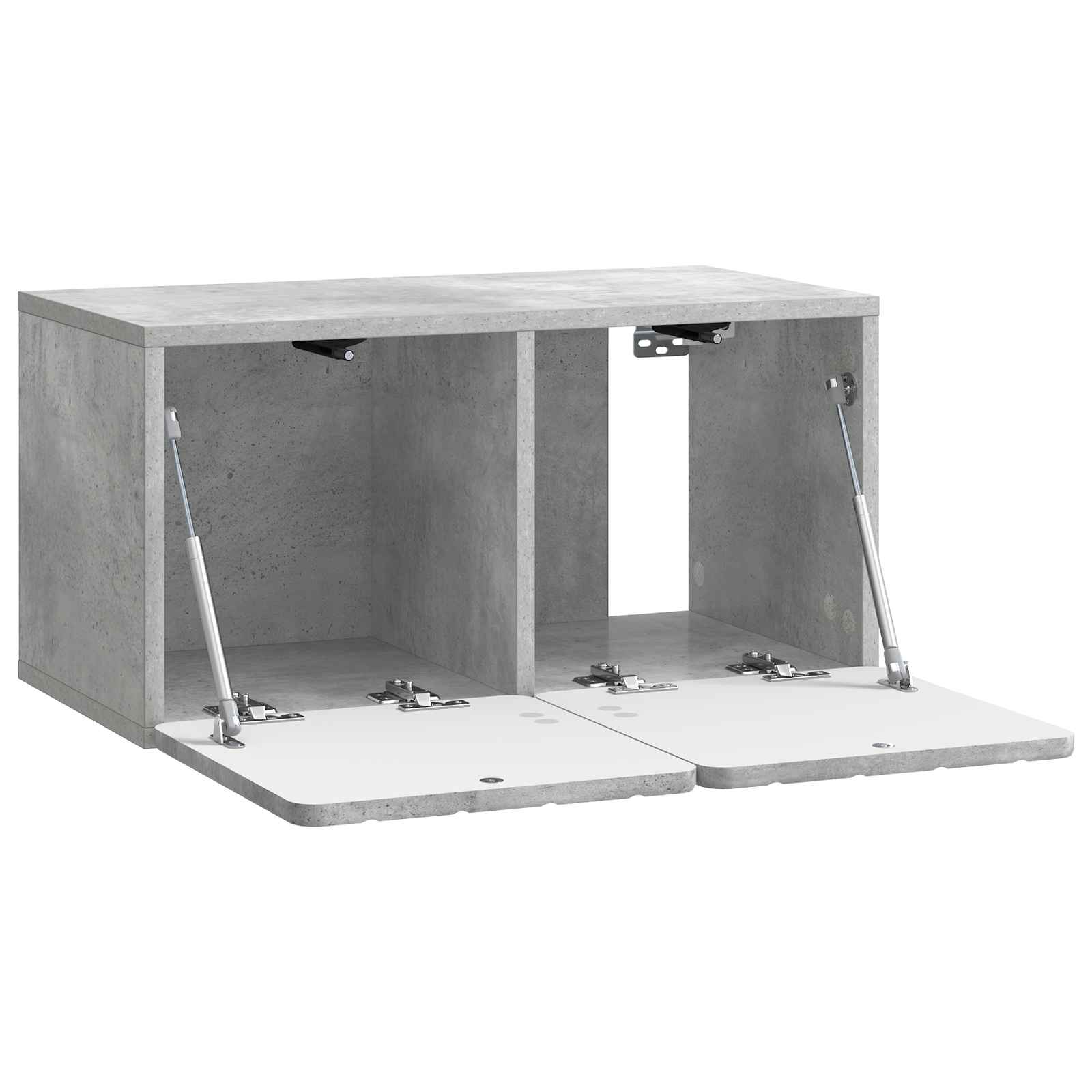 Meuble TV mural 59,5 x 31 x 30 cm Gris béton Bois d'ingénierie - XIOS