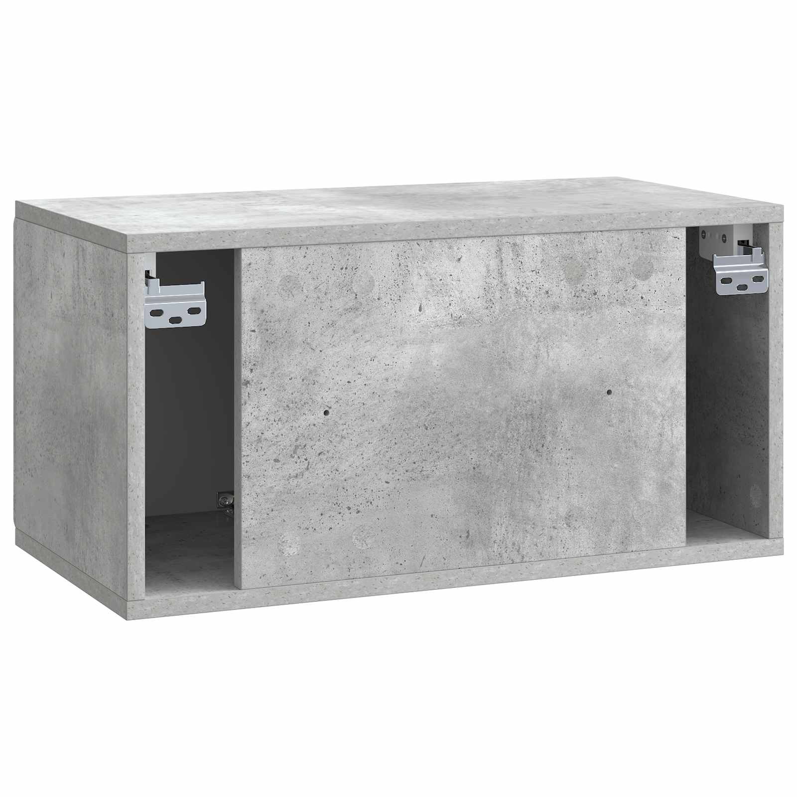 Meuble TV mural 59,5 x 31 x 30 cm Gris béton Bois d'ingénierie - XIOS