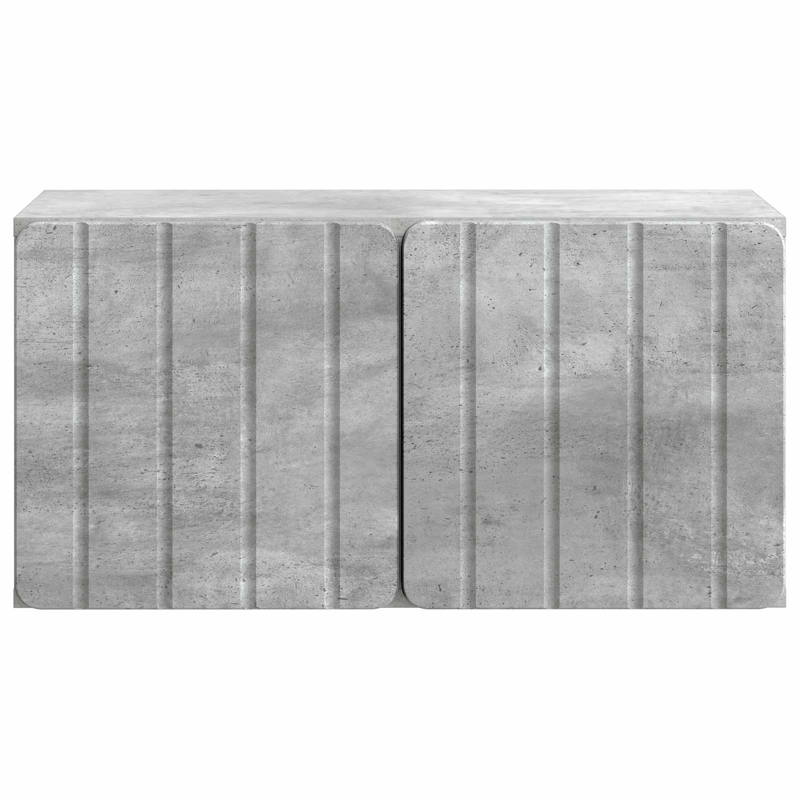 Meuble TV mural 59,5 x 31 x 30 cm Gris béton Bois d'ingénierie - XIOS