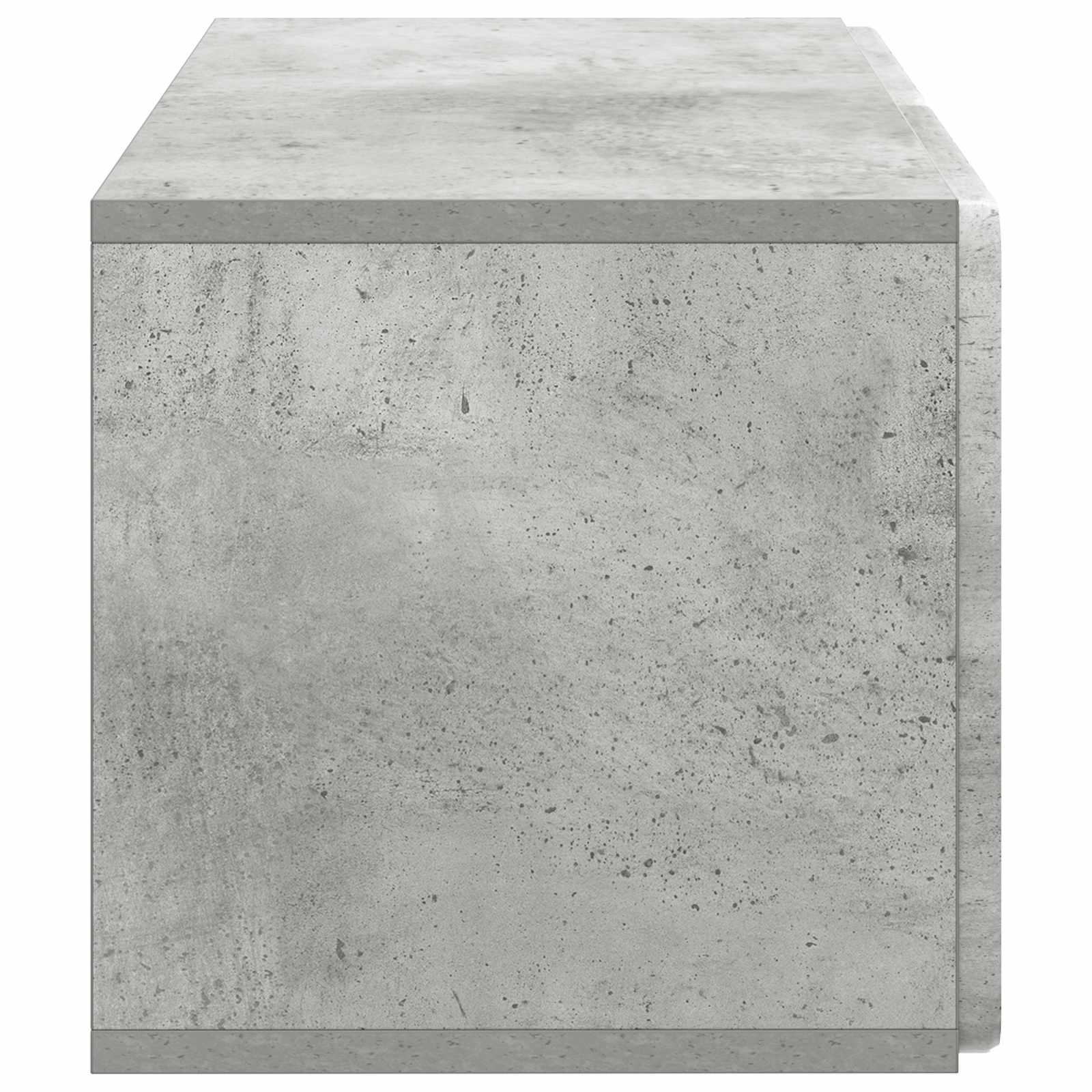 Meuble TV mural 59,5 x 31 x 30 cm Gris béton Bois d'ingénierie - XIOS