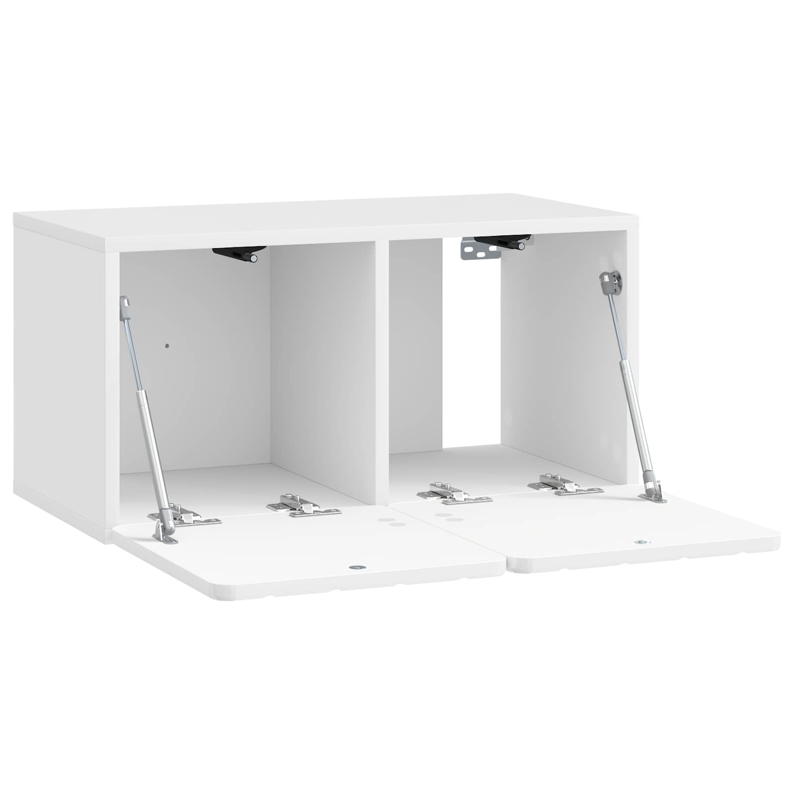 Meuble TV mural Montage mural Blanc brillant 59,5 x 31 x 30 cm - XIOS
