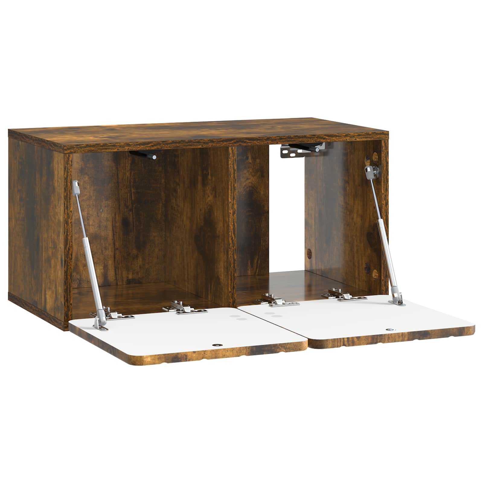 Meuble TV mural 59,5 x 31 x 30 cm Chêne fumé Bois d'ingénierie - XIOS