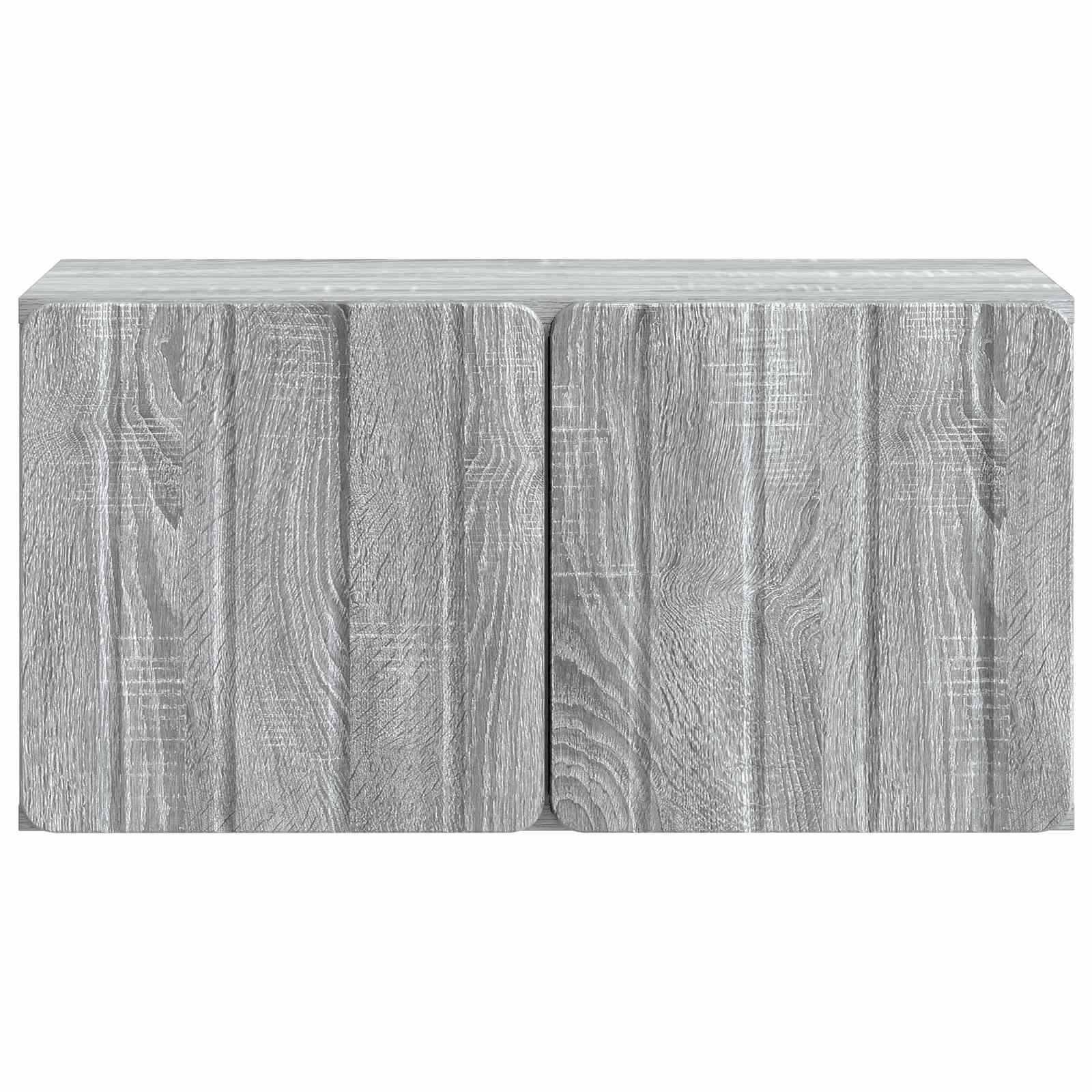 Meuble TV mural 59,5 x 31 x 30 cm Sonoma gris Bois d'ingénierie - XIOS