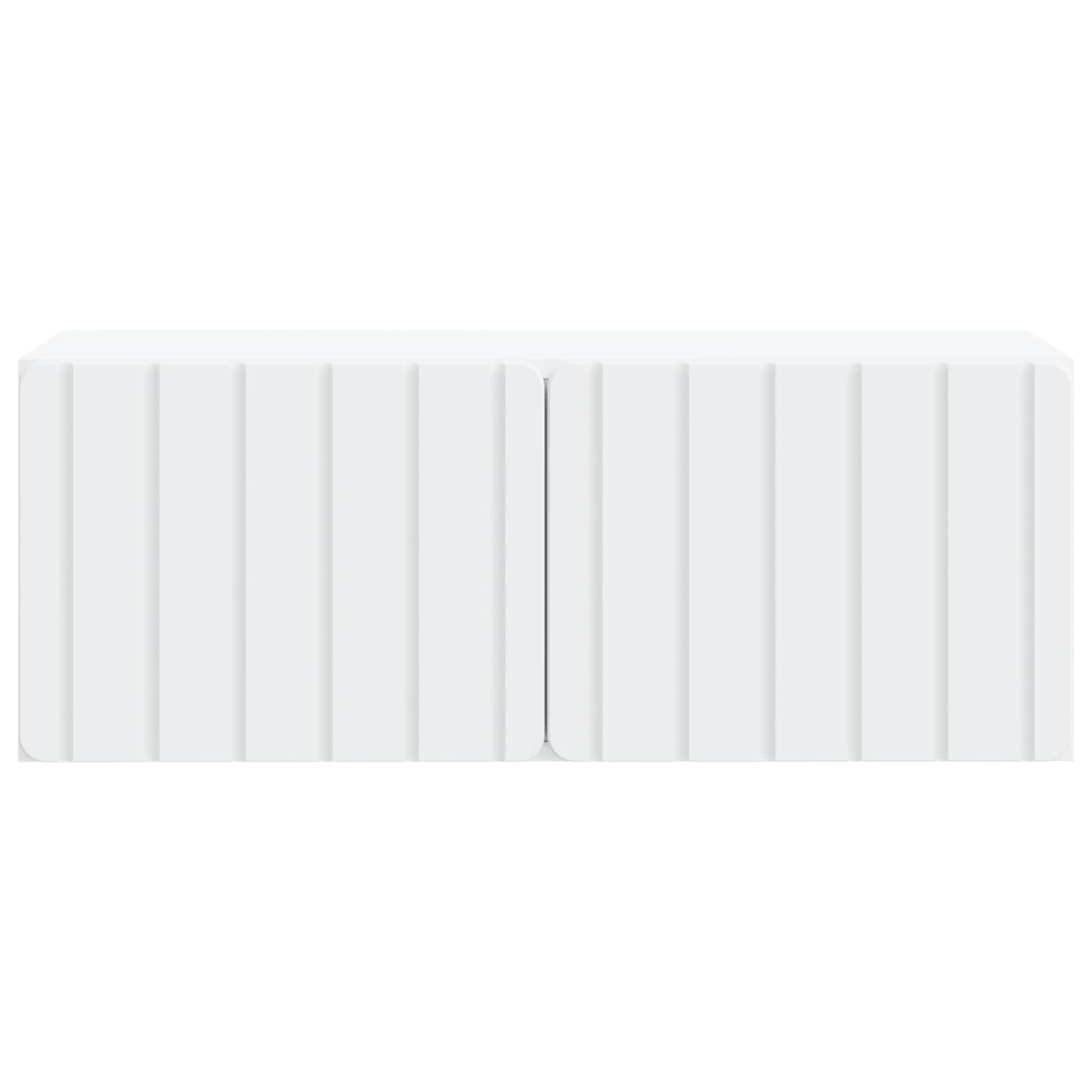 Meuble TV mural 78,5 x 31 x 30 cm Blanc Bois d'ingénierie - XIOS