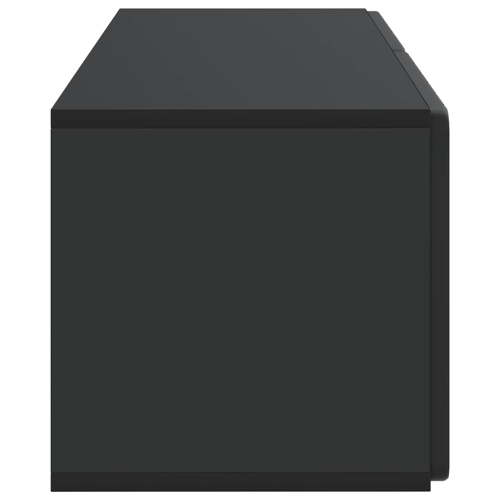 Meuble TV mural Noir 78,5 x 31 x 30 cm Bois d'ingénierie - XIOS