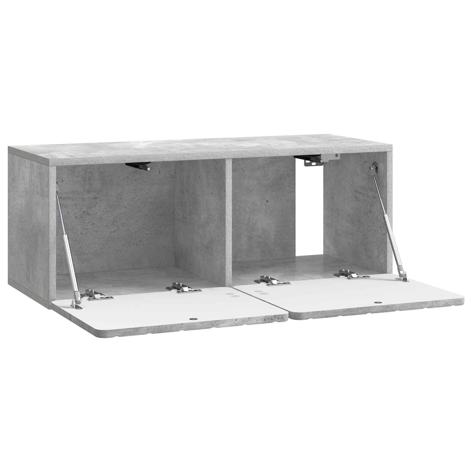 Meuble TV mural Gris béton 78,5 x 31 x 30 cm Bois d'ingénierie - XIOS