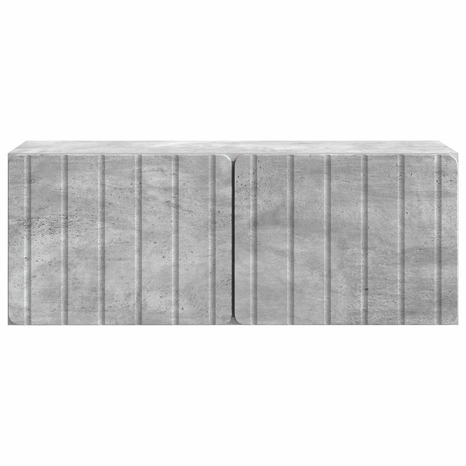 Meuble TV mural Gris béton 78,5 x 31 x 30 cm Bois d'ingénierie - XIOS