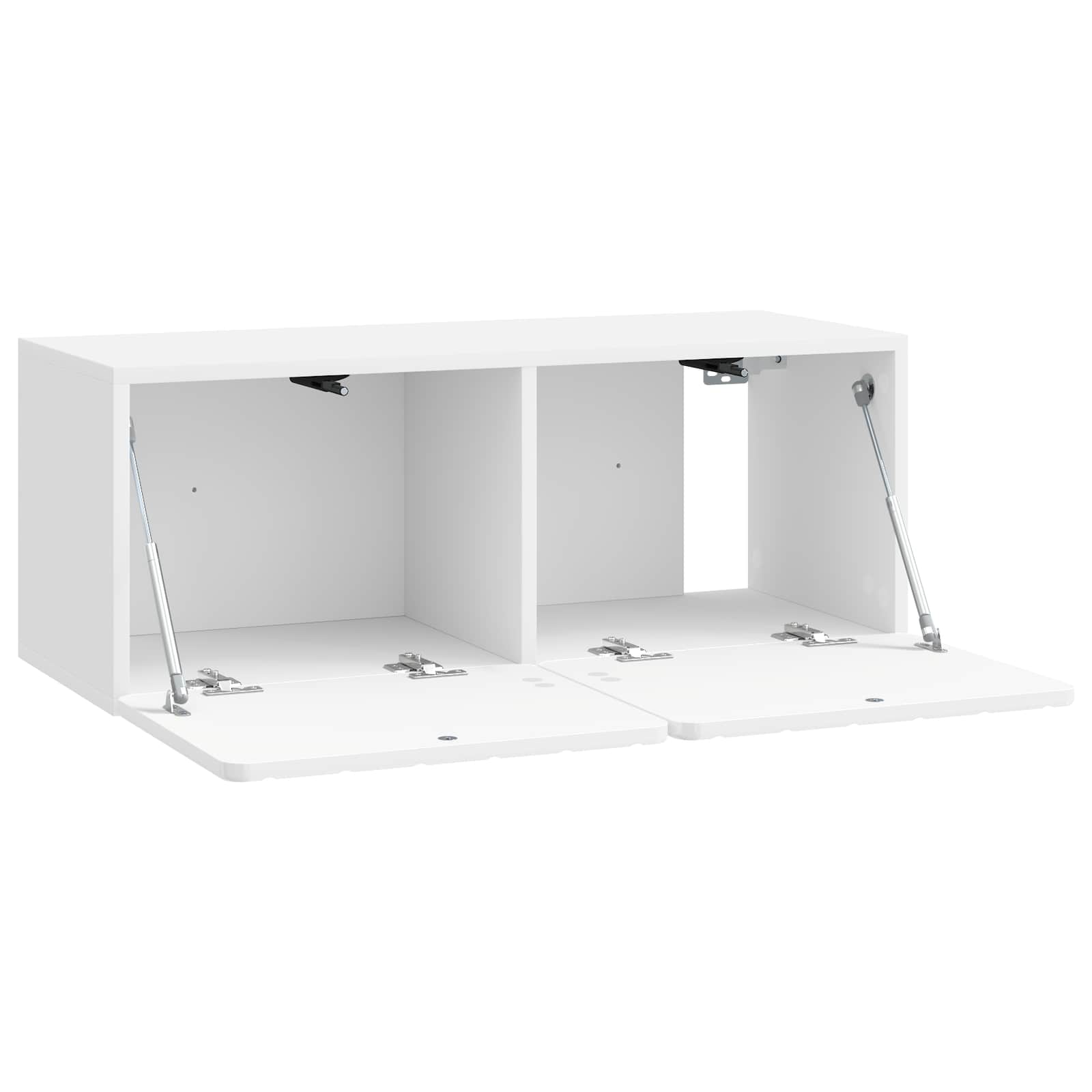 Meuble TV mural Montage mural Blanc brillant 78,5 x 31 x 30 cm - XIOS