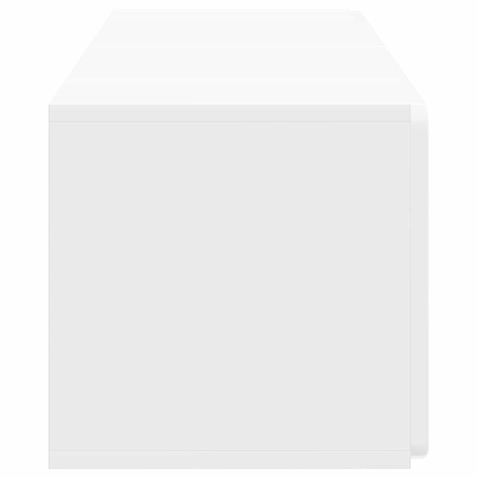 Meuble TV mural Montage mural Blanc brillant 78,5 x 31 x 30 cm - XIOS