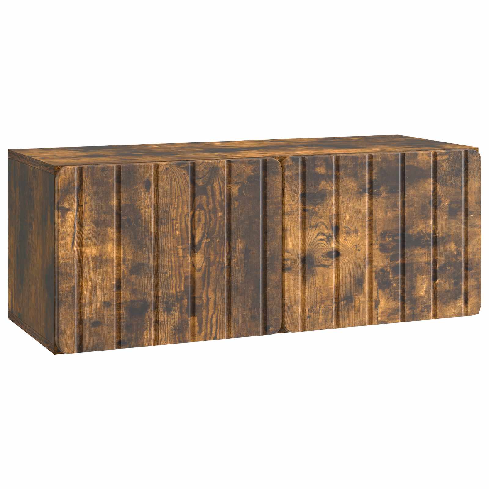 Meuble TV mural 78,5 x 31 x 30 cm Chêne fumé Bois d'ingénierie - XIOS