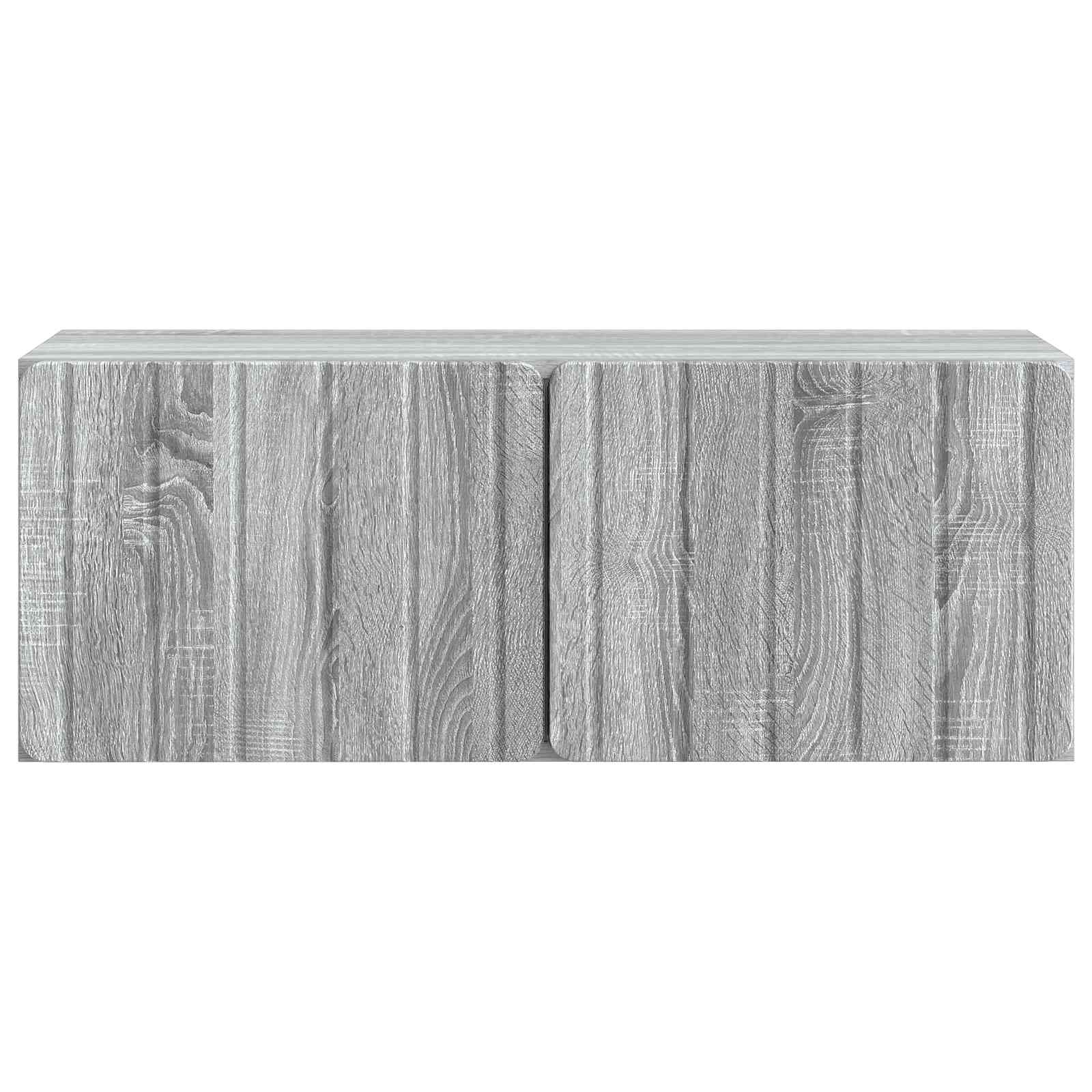 Meuble TV mural Sonoma gris 78,5 x 31 x 30 cm Bois d'ingénierie - XIOS