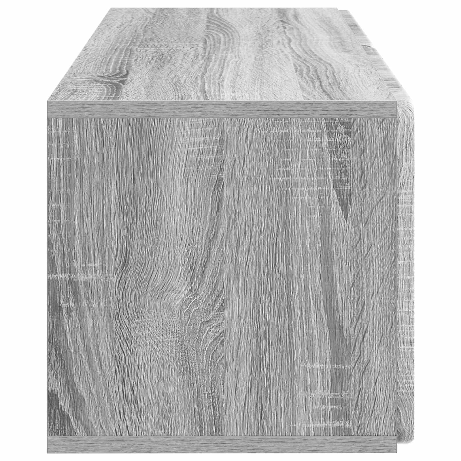 Meuble TV mural Sonoma gris 78,5 x 31 x 30 cm Bois d'ingénierie - XIOS