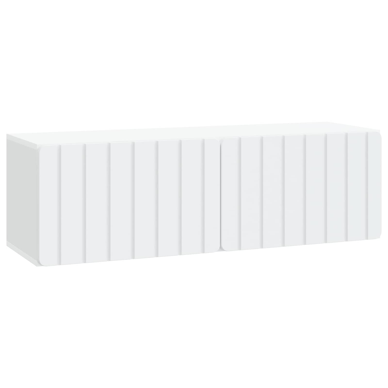 Meuble TV mural Blanc 98 x 31 x 30 cm Bois d'ingénierie - XIOS