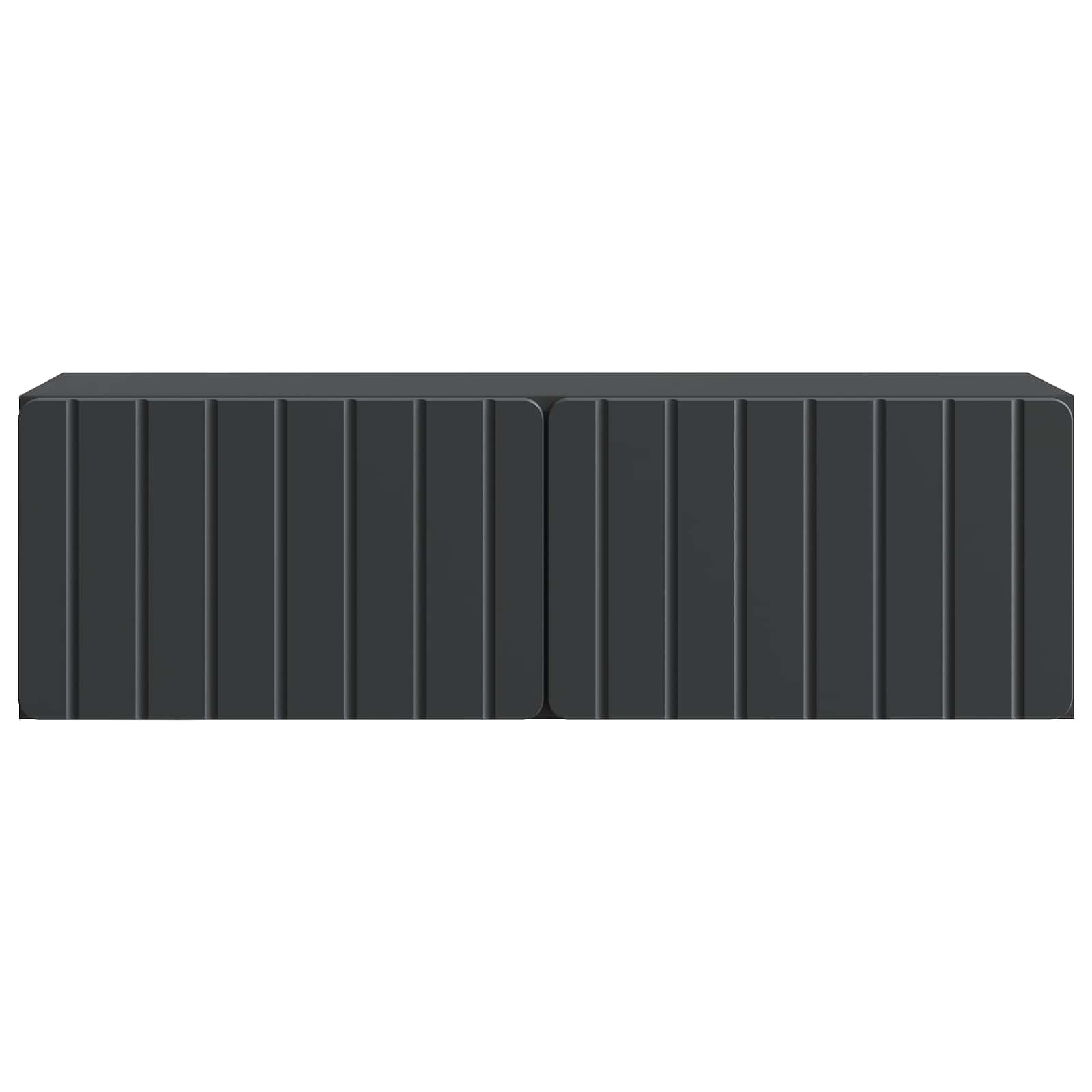 Meuble TV mural Noir 98 x 31 x 30 cm Bois d'ingénierie - XIOS