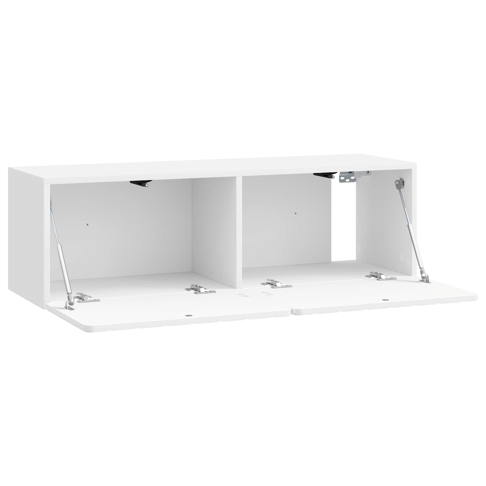 Meuble TV mural Montage mural Blanc brillant 98 x 31 x 30 cm - XIOS