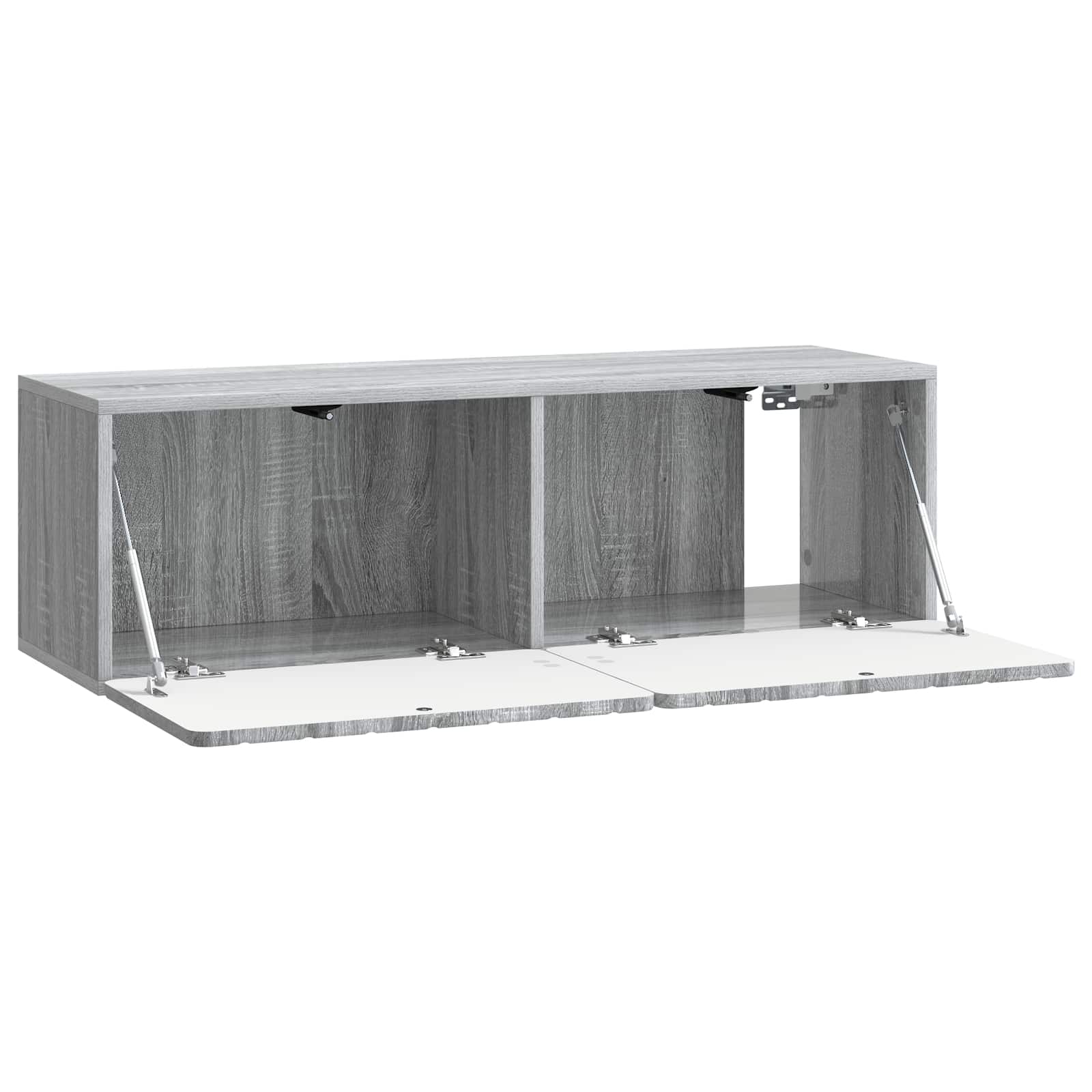 Meuble TV mural Sonoma gris 98 x 31 x 30 cm Bois d'ingénierie - XIOS