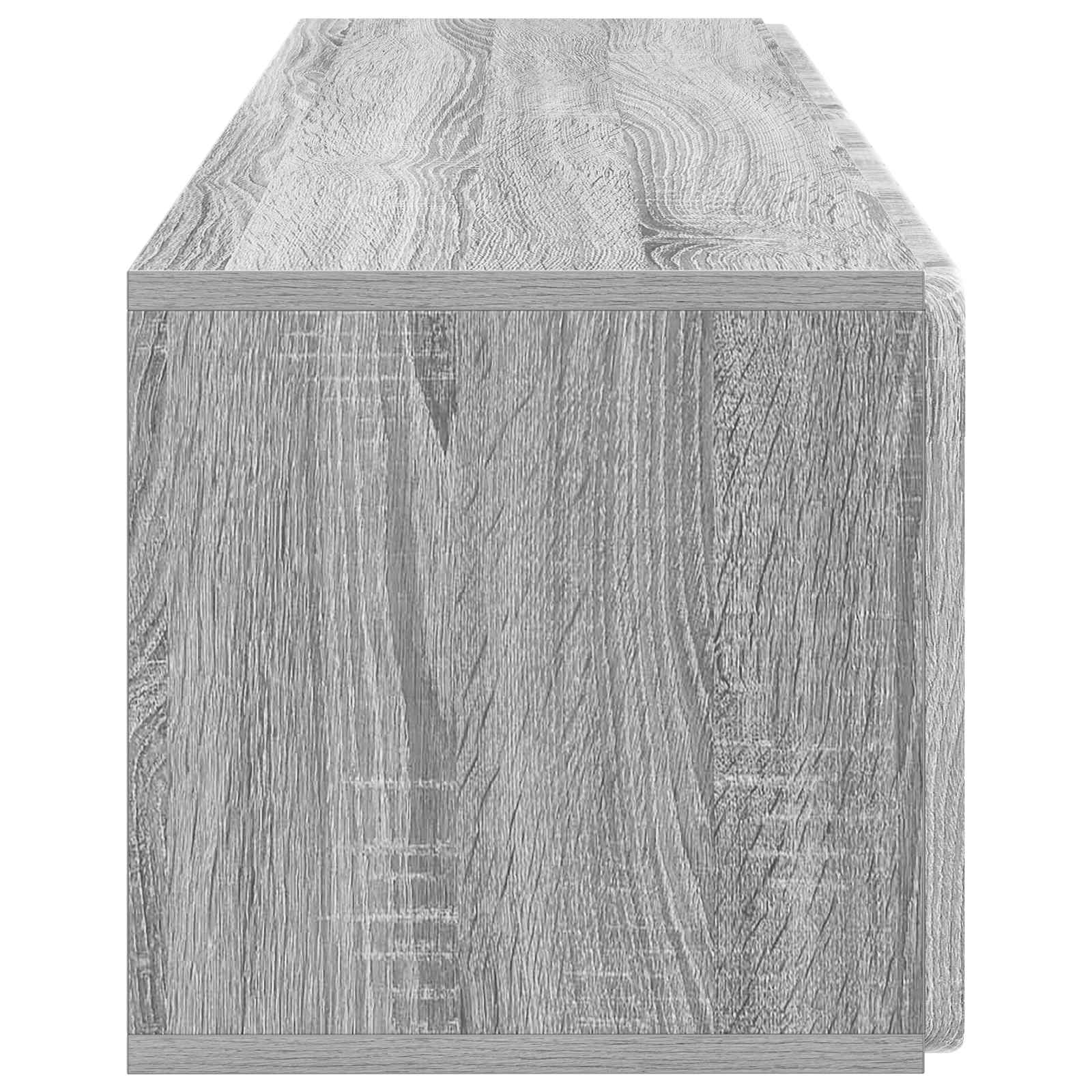 Meuble TV mural Sonoma gris 98 x 31 x 30 cm Bois d'ingénierie - XIOS