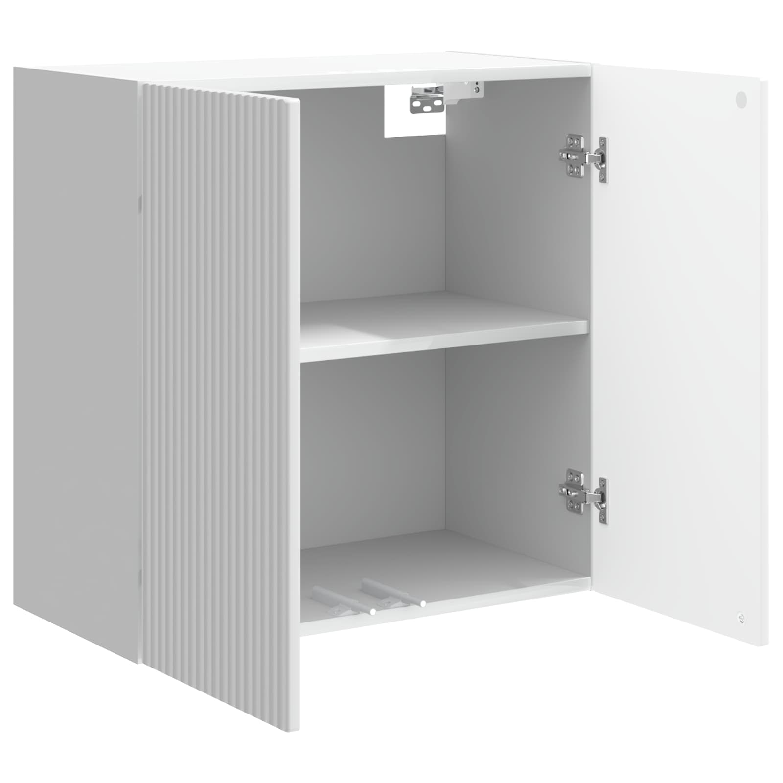 Armoire Murale Blanc brillant 59 x 31 x 60 cm Bois d'ingénierie - XIOS