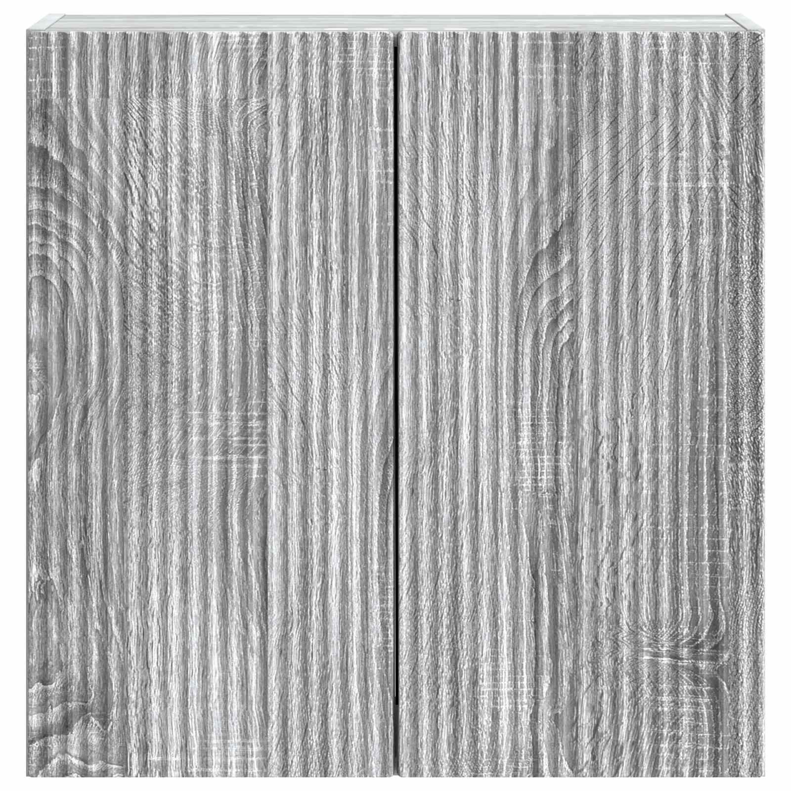 Armoire Murale Sonoma gris 59 x 31 x 60 cm Bois d'ingénierie - XIOS