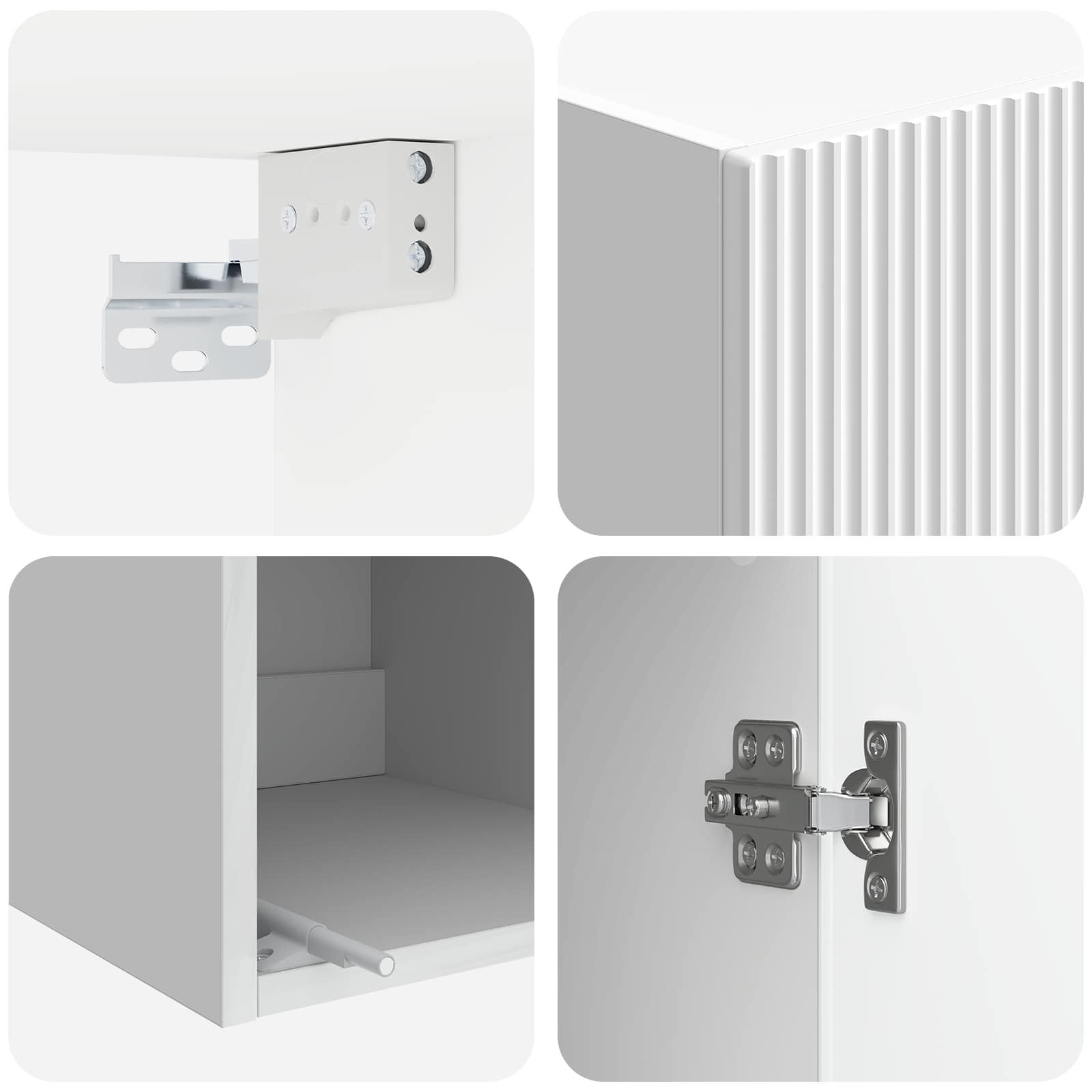 Armoire Murale Blanc brillant 33 x 34,5 x 90 cm - XIOS