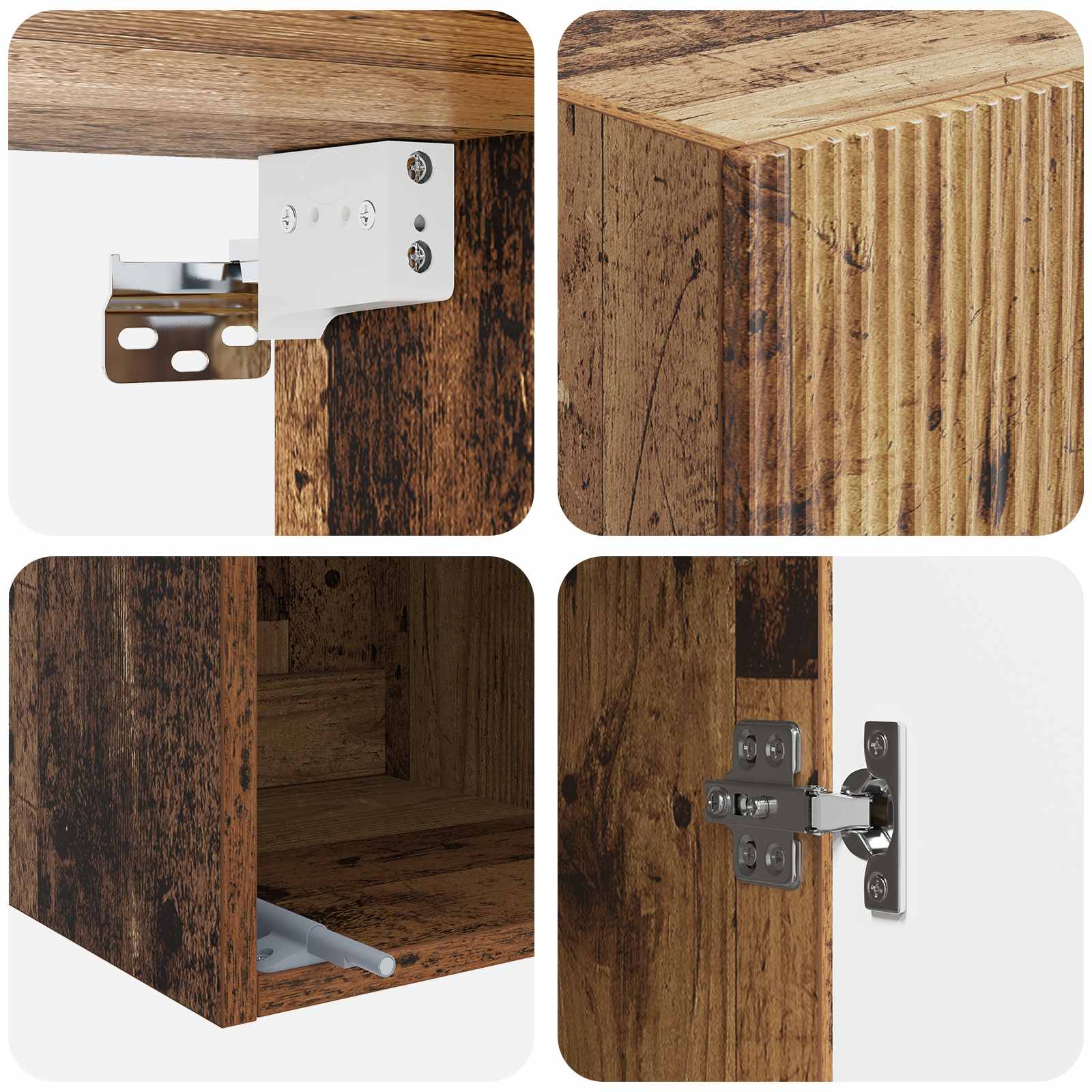 Armoire Murale Bois ancien 33 x 34,5 x 90 cm Bois d'ingénierie - XIOS
