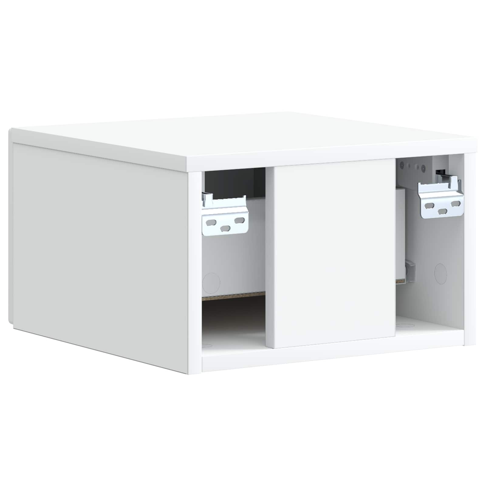 Cabinet de chevet mural 2 pcs Blanc 33 x 34,5 x 20 cm - XIOS