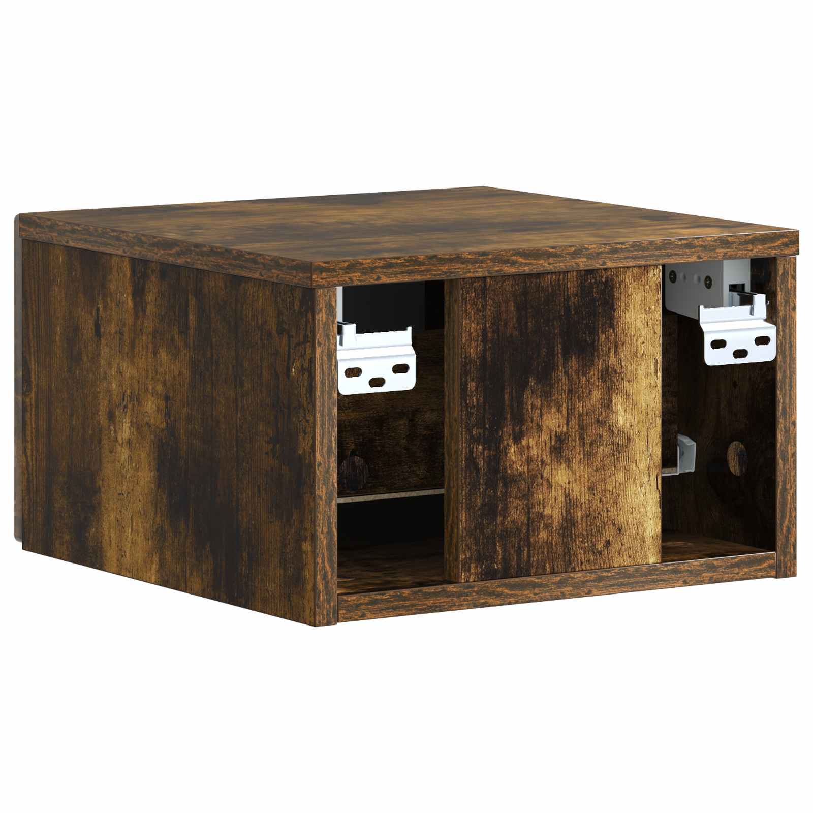 Cabinet de chevet mural 2 pcs Chêne fumé 33 x 34,5 x 20 cm - XIOS