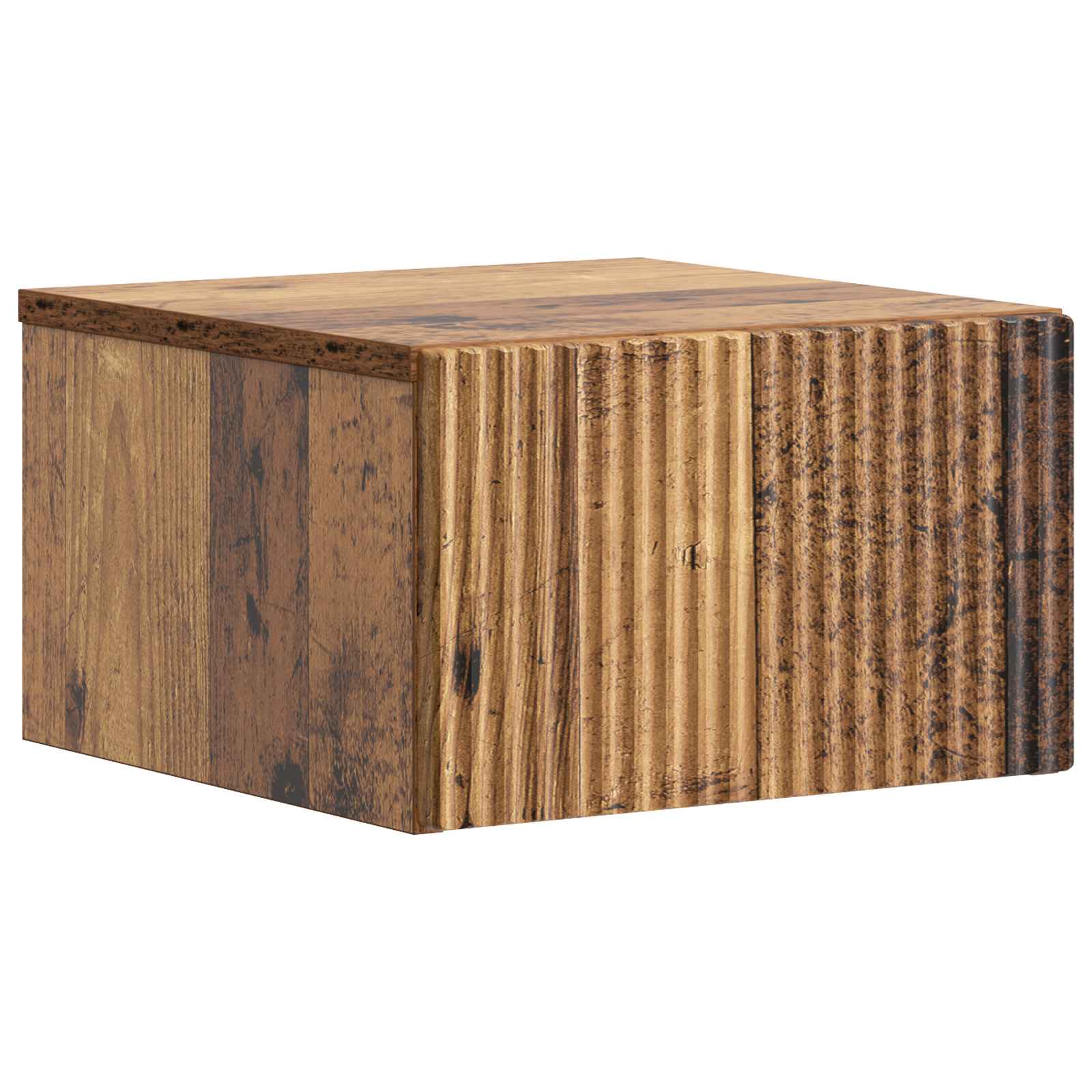 Cabinet de chevet mural 2 pcs Bois ancien 33 x 34,5 x 20 cm