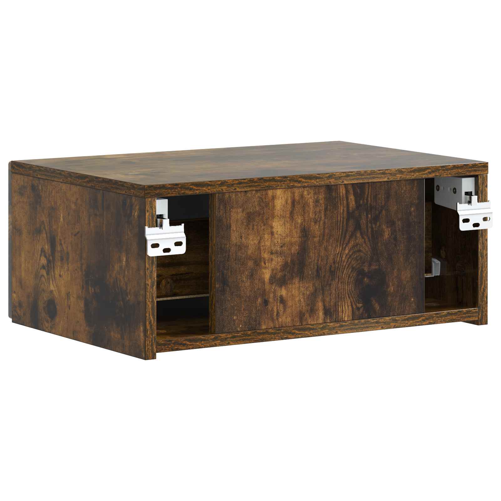 Cabinet de chevet mural 2 pcs Chêne fumé 49 x 34,5 x 20 cm - XIOS