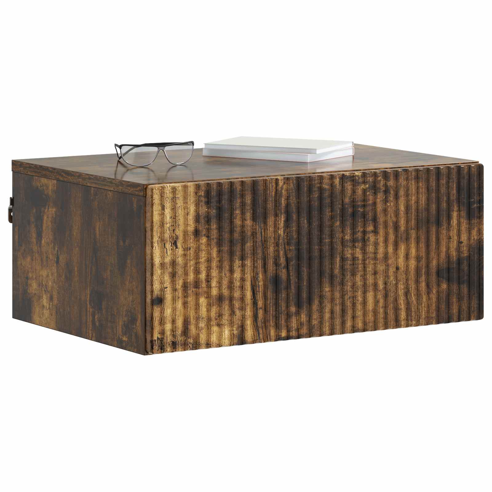 Cabinet de chevet mural 2 pcs Chêne fumé 49 x 34,5 x 20 cm - XIOS