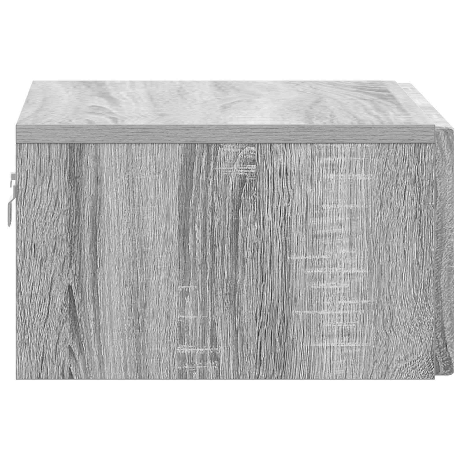 Cabinet de chevet mural 2 pcs Sonoma gris 49 x 34,5 x 20 cm - XIOS