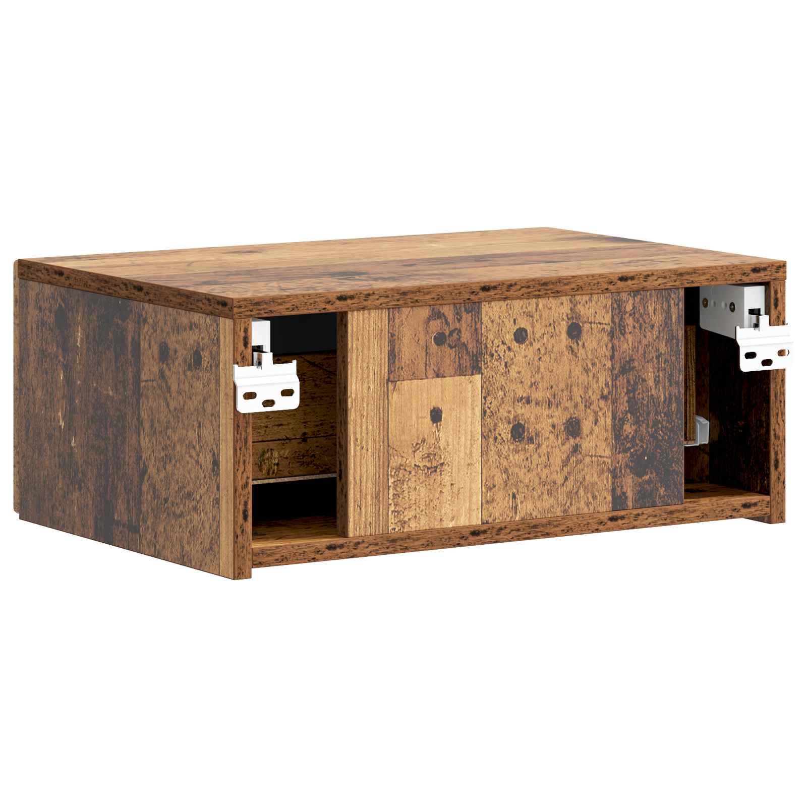 Cabinet de chevet mural 2 pcs Bois ancien 49 x 34,5 x 20 cm - XIOS