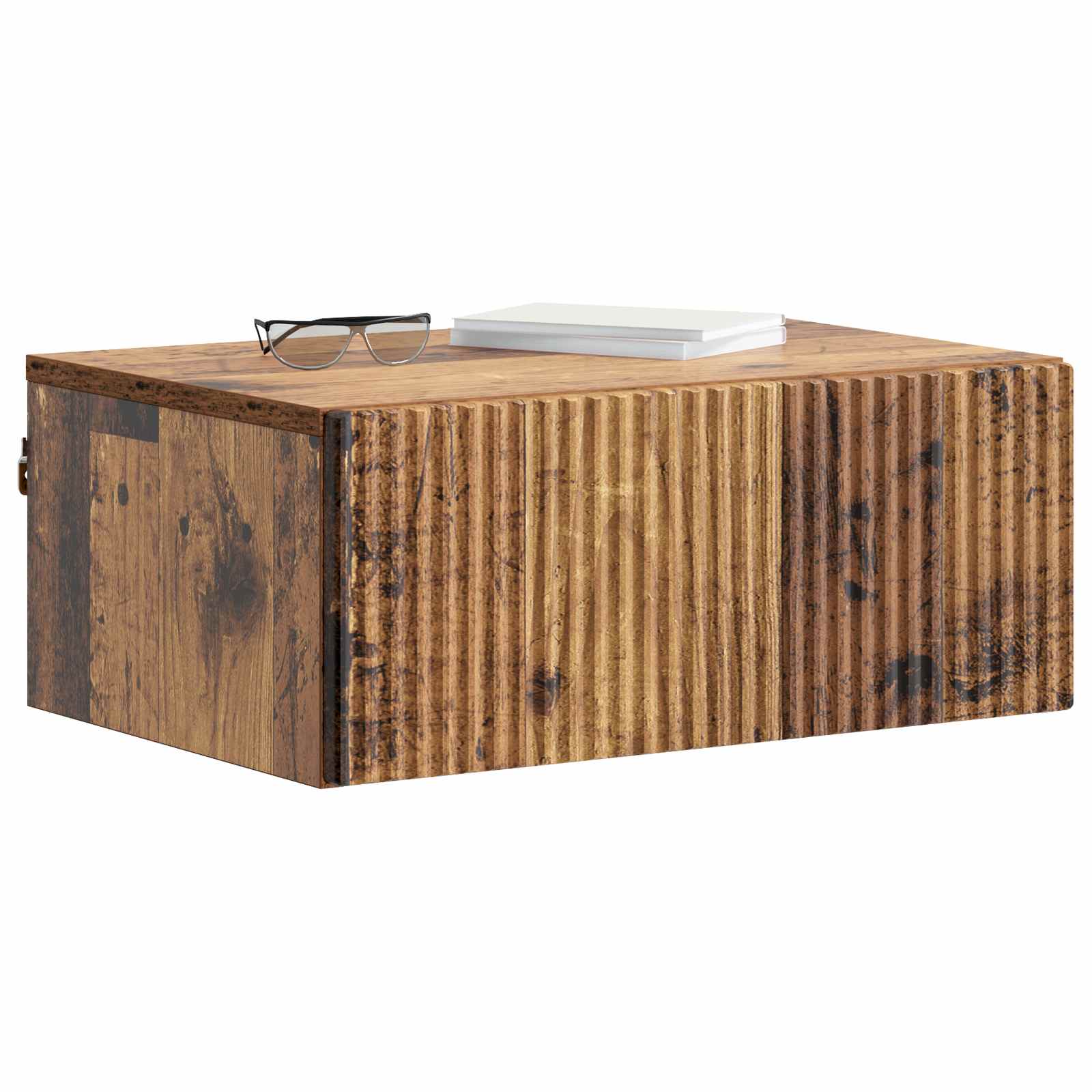Cabinet de chevet mural 2 pcs Bois ancien 49 x 34,5 x 20 cm - XIOS