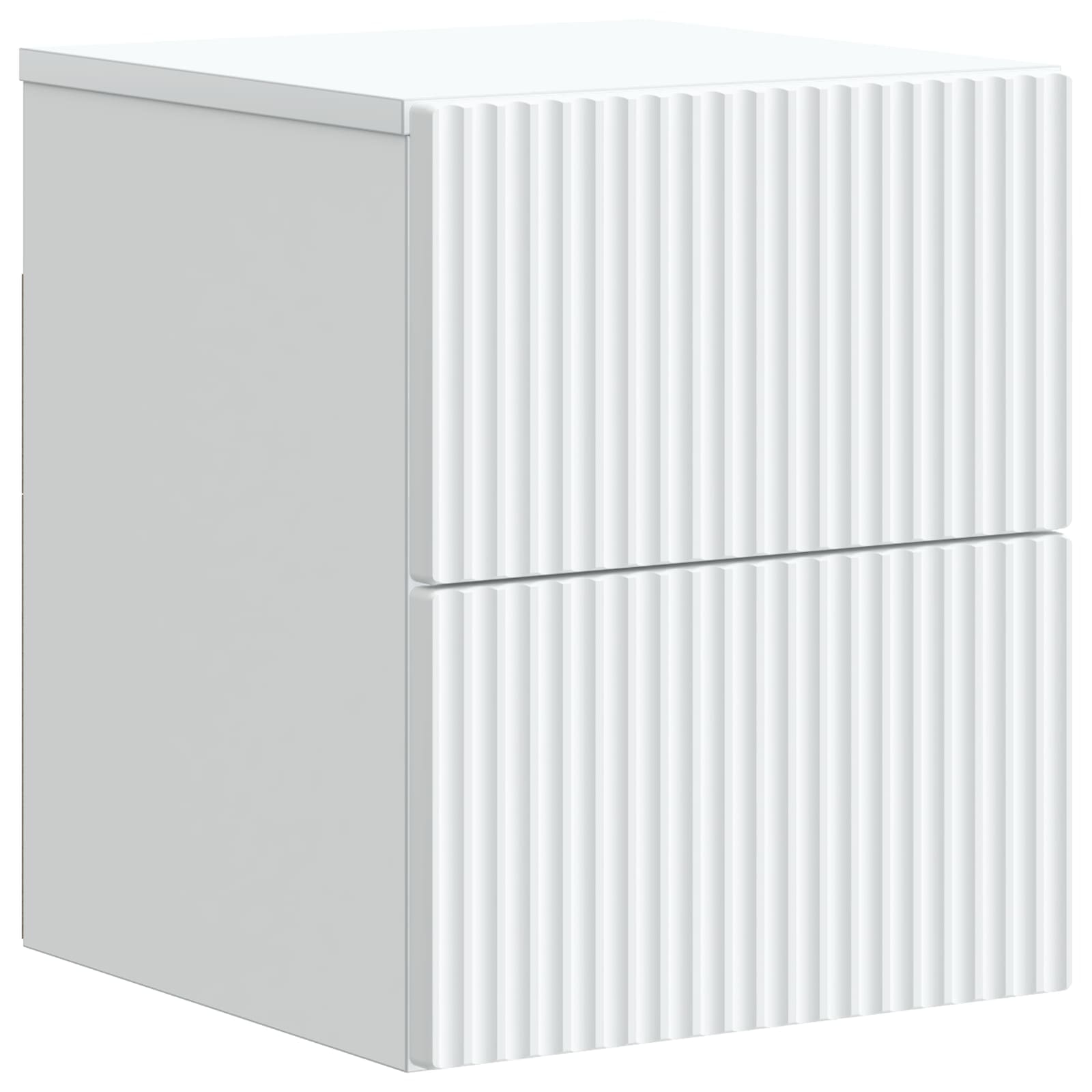 Cabinet de chevet mural 2 pcs Blanc 33 x 34,5 x 40 cm - XIOS