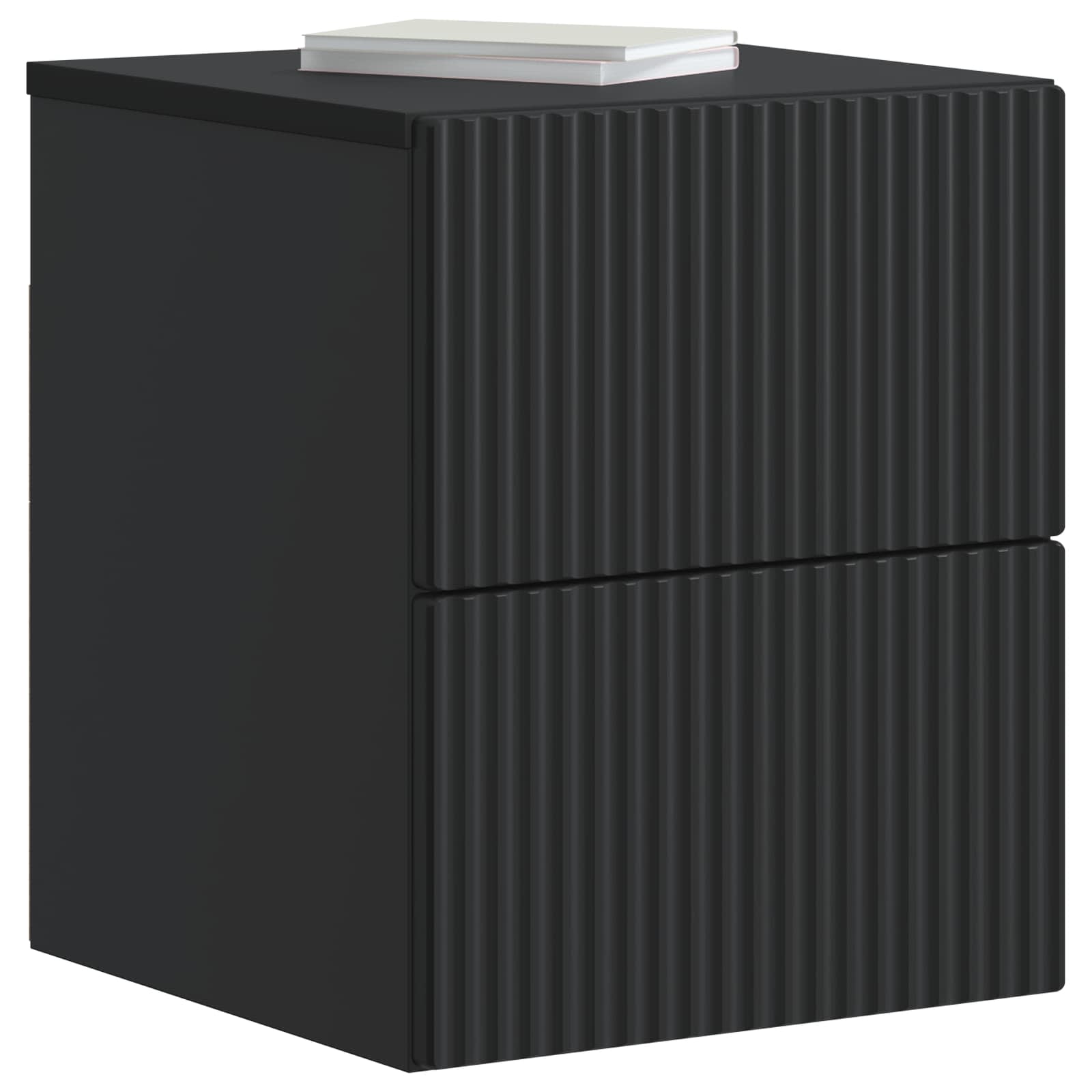 Cabinet de chevet mural 2 pcs Noir 33 x 34,5 x 40 cm - XIOS