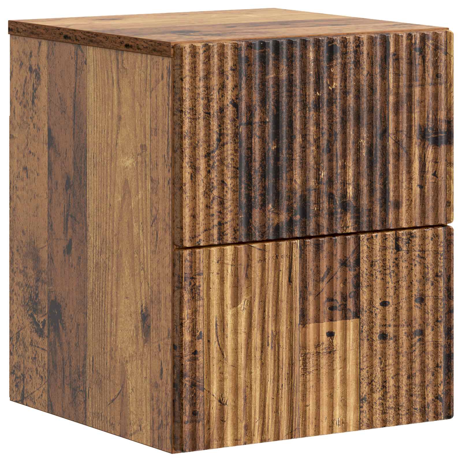 Cabinet de chevet mural 2 pcs Bois ancien 33 x 34,5 x 40 cm - XIOS