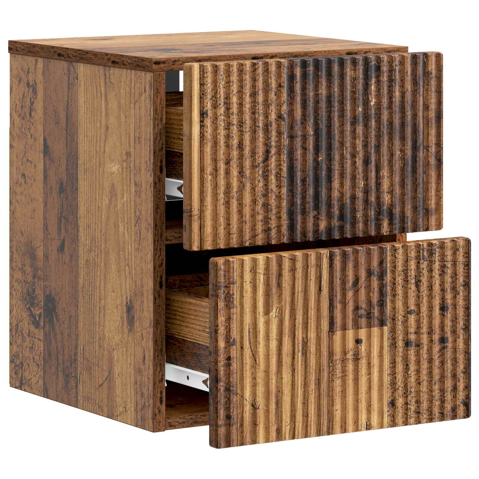 Cabinet de chevet mural 2 pcs Bois ancien 33 x 34,5 x 40 cm - XIOS