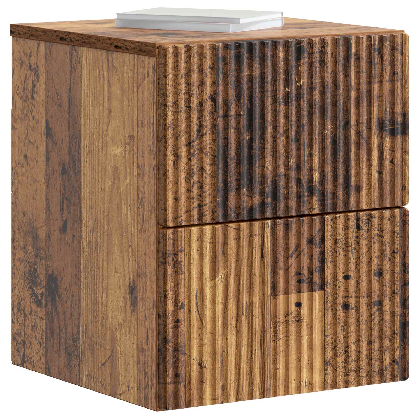 Cabinet de chevet mural 2 pcs Bois ancien 33 x 34,5 x 40 cm - XIOS