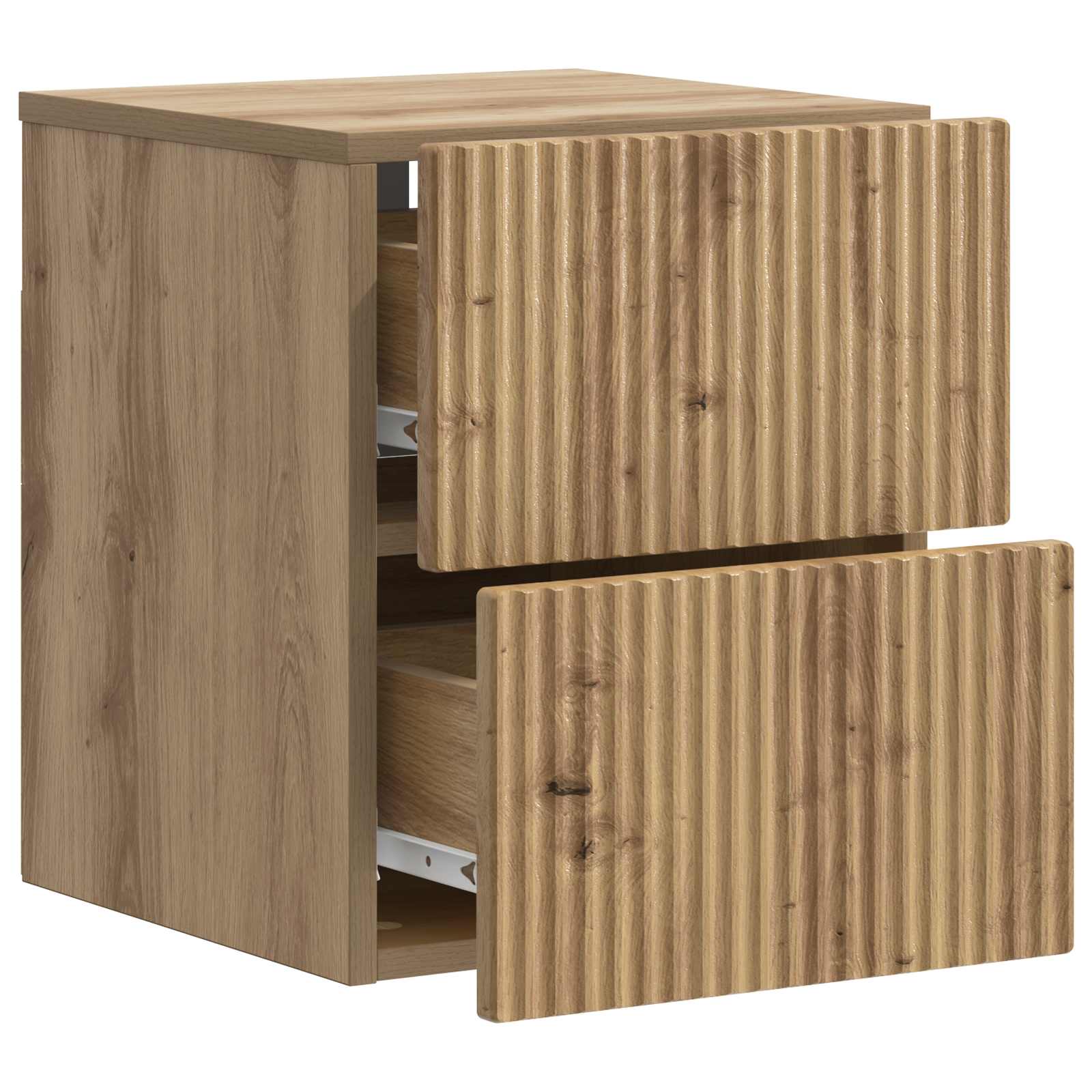 Cabinet de chevet mural 2 pcs Chêne artisanal 33 x 34,5 x 40 cm - XIOS