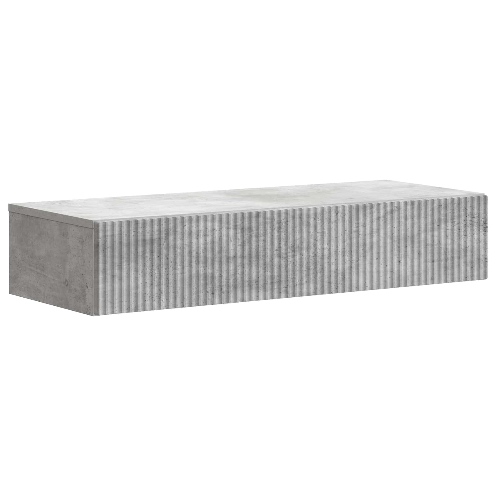 Table d'appoint murale Gris béton 87,5 x 34,5 x 17 cm - XIOS