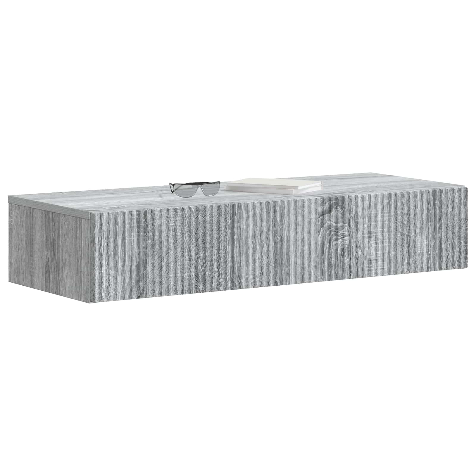 Table d'appoint murale Sonoma gris 87,5 x 34,5 x 17 cm - XIOS