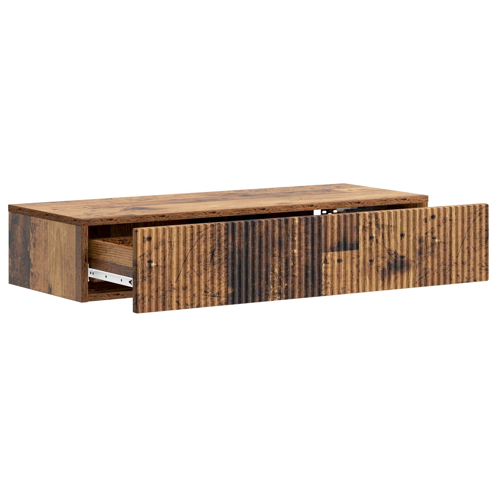 Table d'appoint murale Bois ancien 87,5 x 34,5 x 17 cm - XIOS