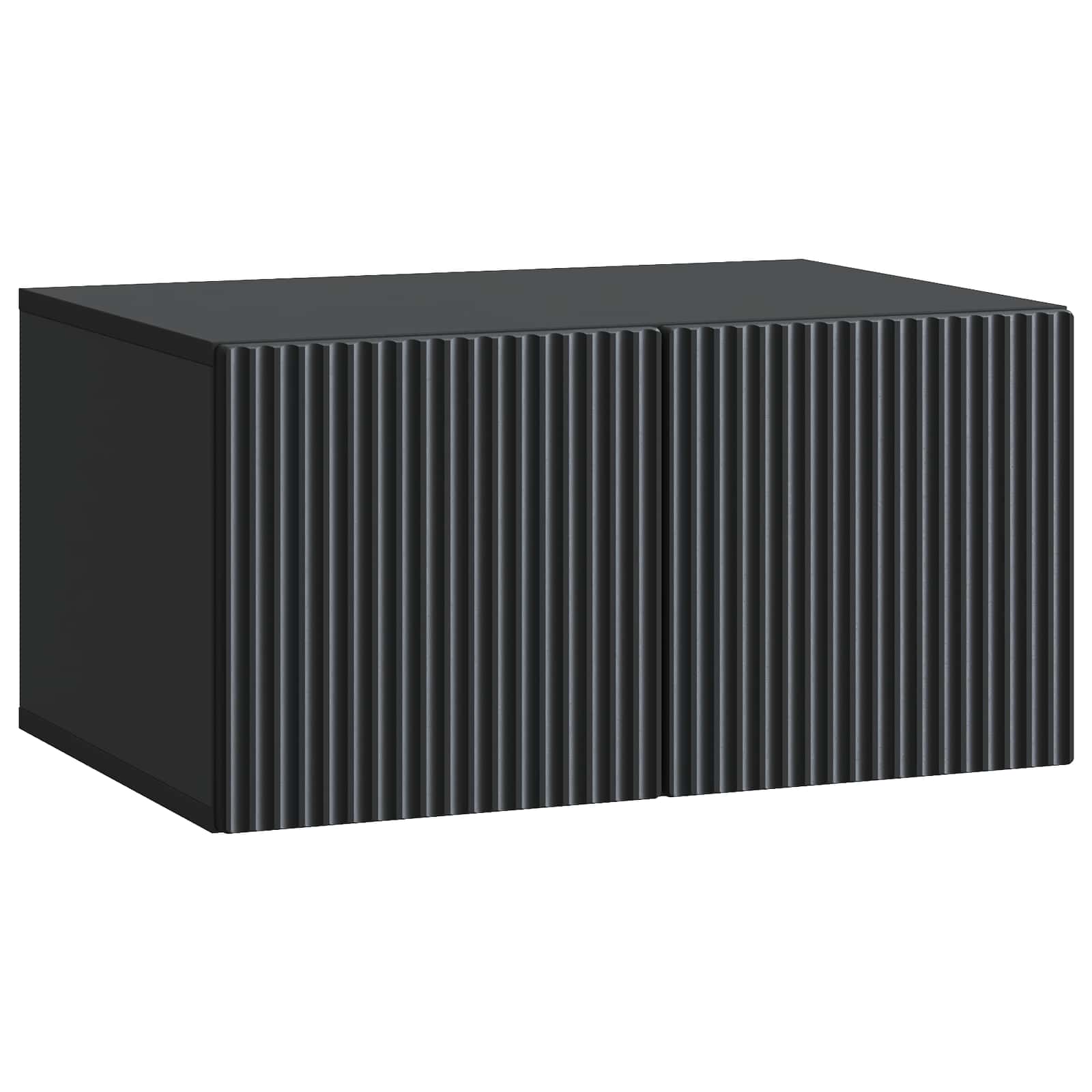 Meuble TV mural Noir 59,5 x 41 x 30 cm Bois d'ingénierie - XIOS