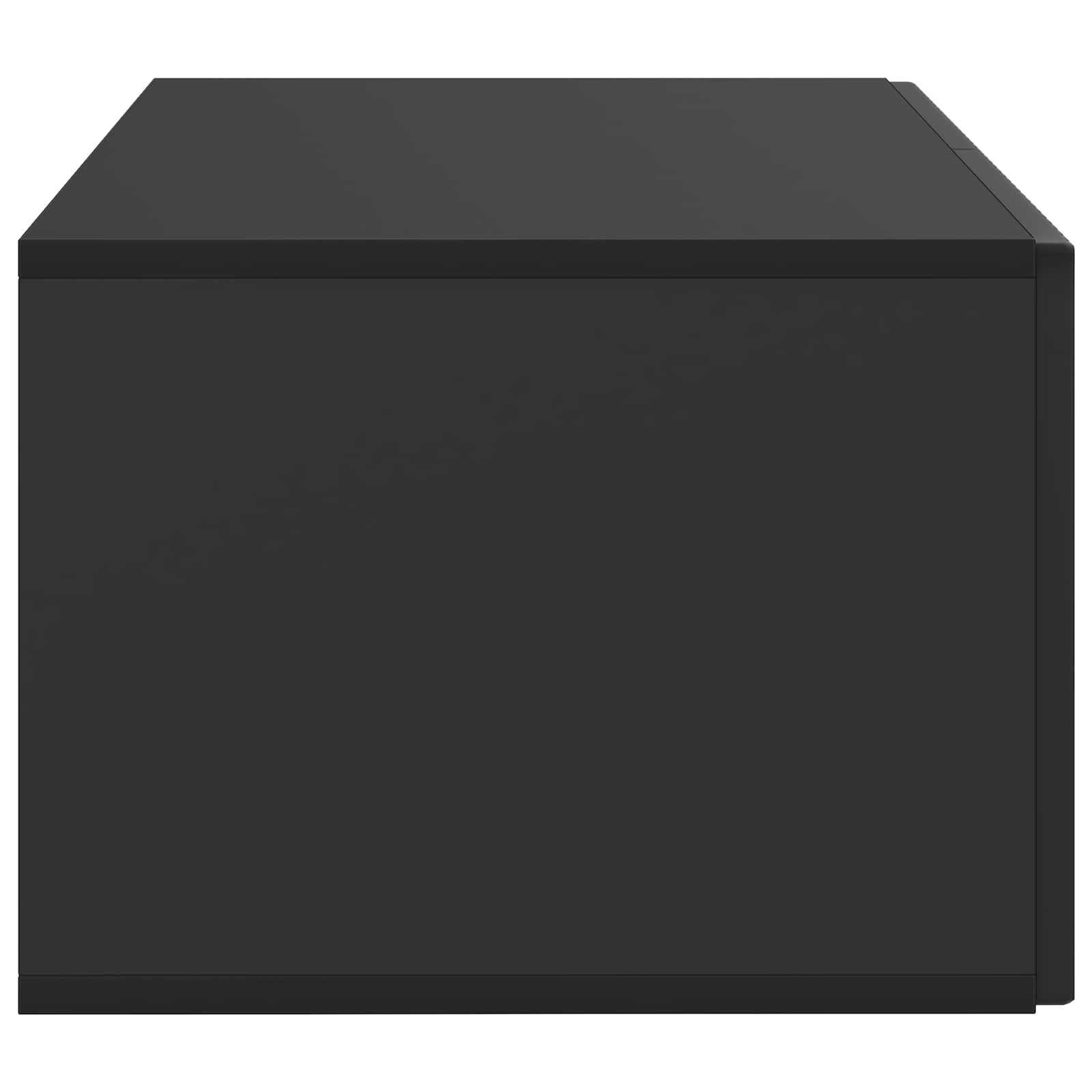 Meuble TV mural Noir 59,5 x 41 x 30 cm Bois d'ingénierie - XIOS