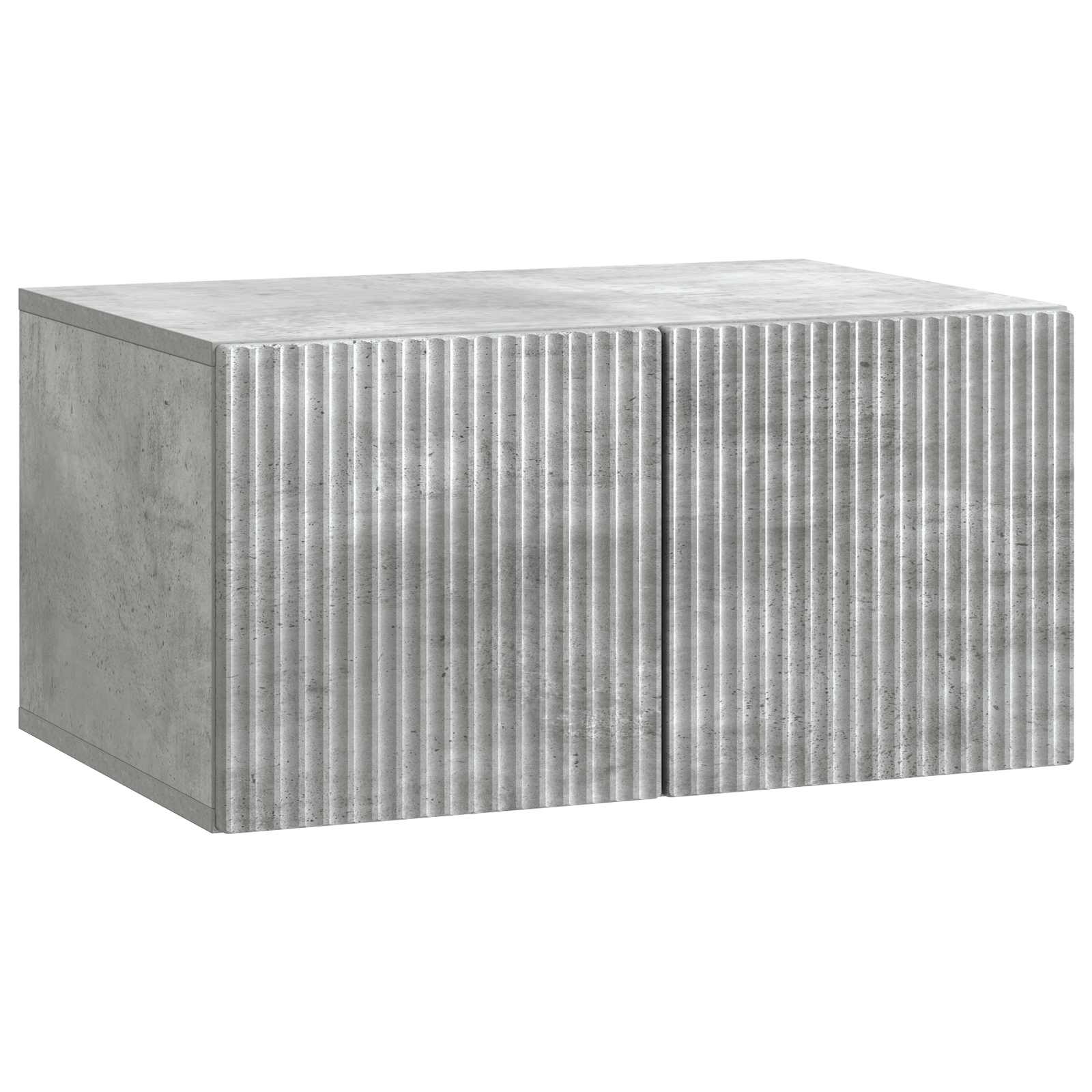 Meuble TV mural Gris béton 59,5 x 41 x 30 cm Bois d'ingénierie - XIOS